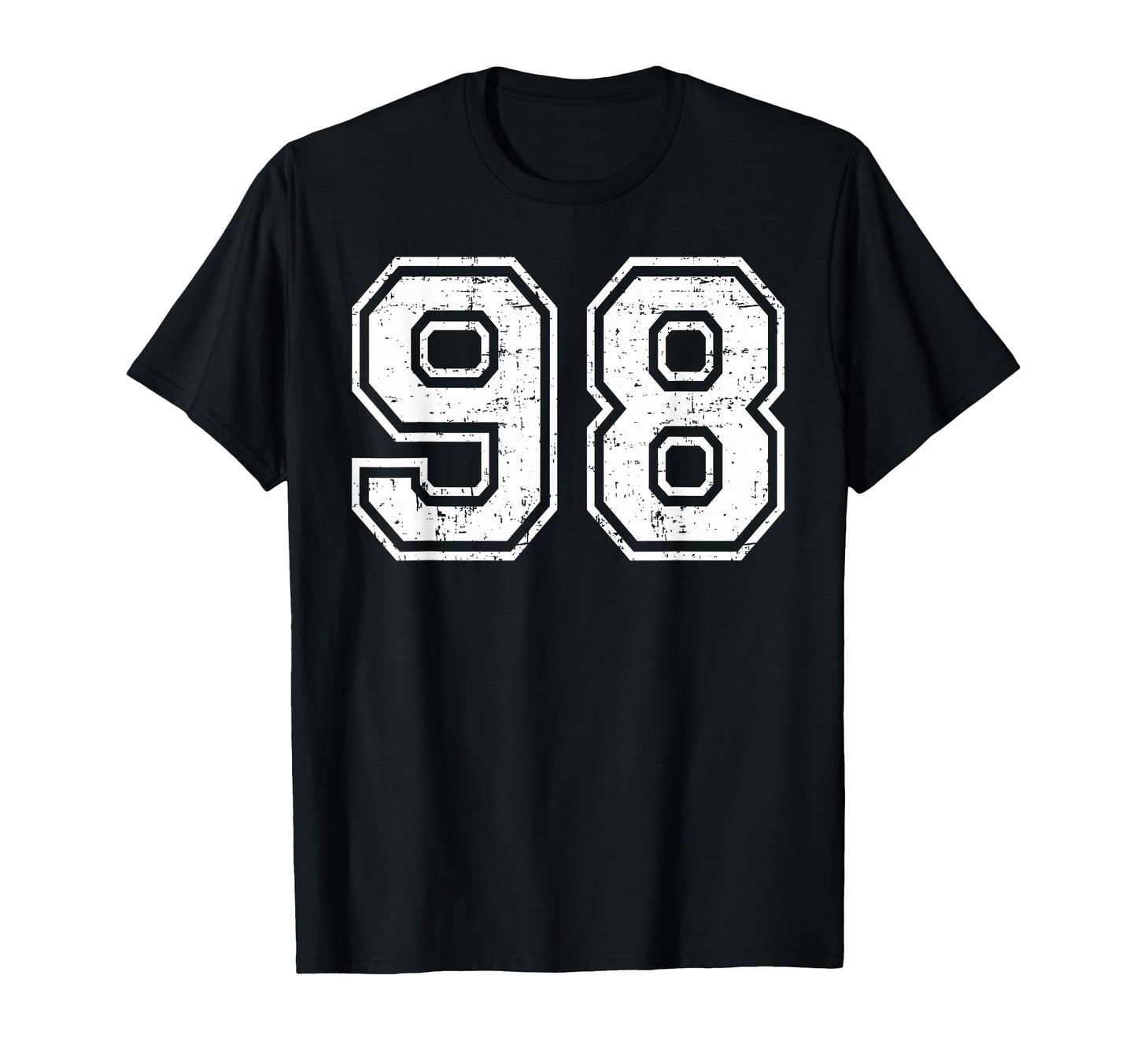 98 Number Ninety Eight Team Sports T-Shirt - Streetwear Style Men Women - T-Shirt, Sweatshirt, Hoodie