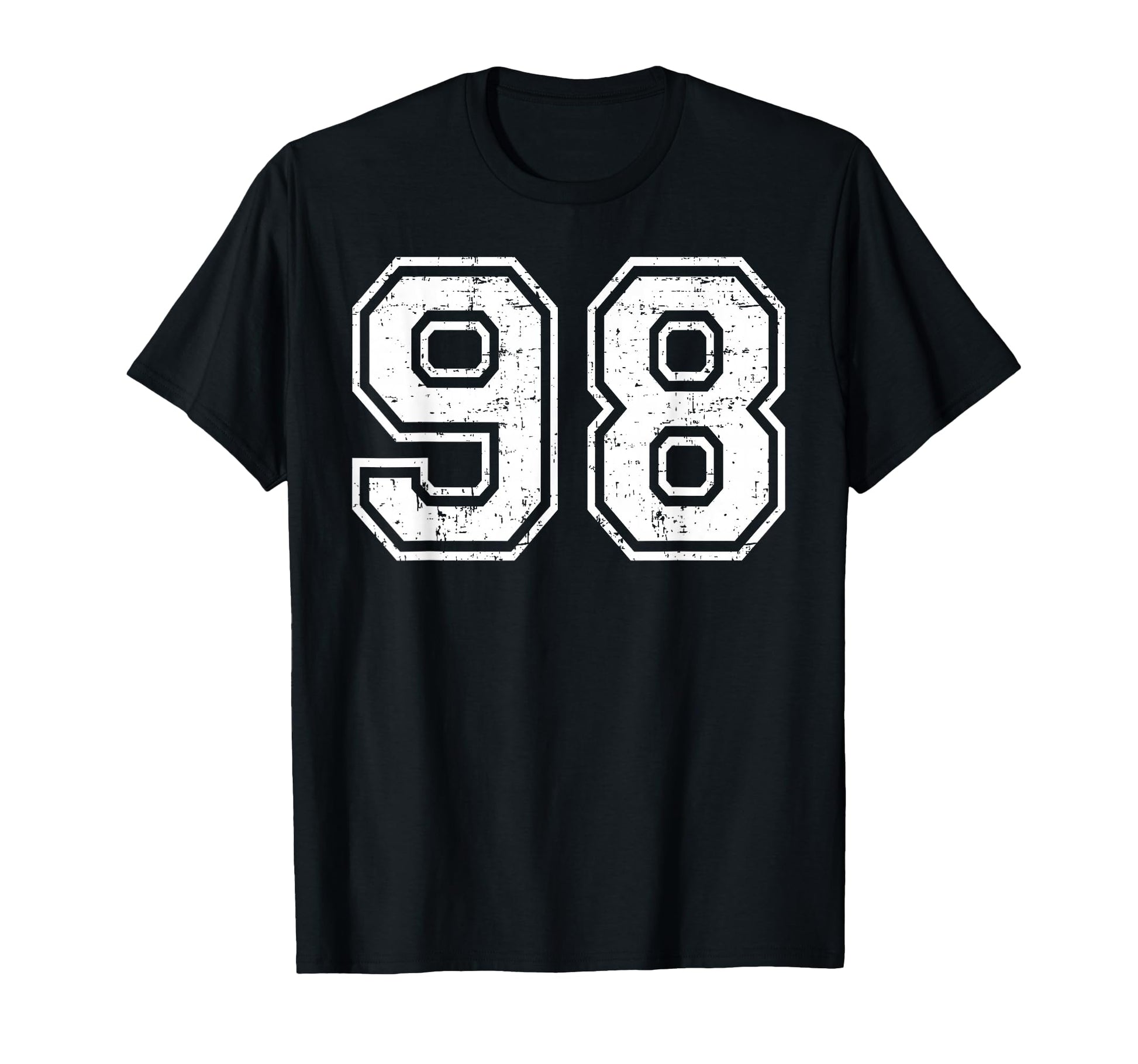 98 Number Ninety Eight Team Sports T-Shirt - Streetwear Style Men Women - T-Shirt, Sweatshirt, Hoodie