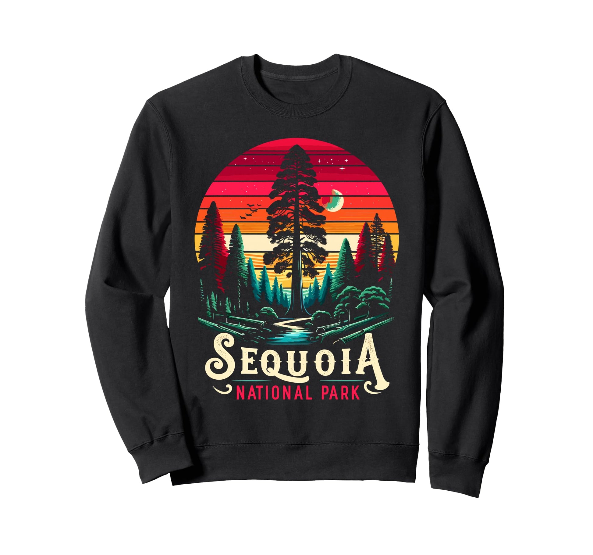 Sequoia National Park Sunset T Sweatshirt - Streetwear Style Men Women - T-Shirt, Sweatshirt, Hoodie