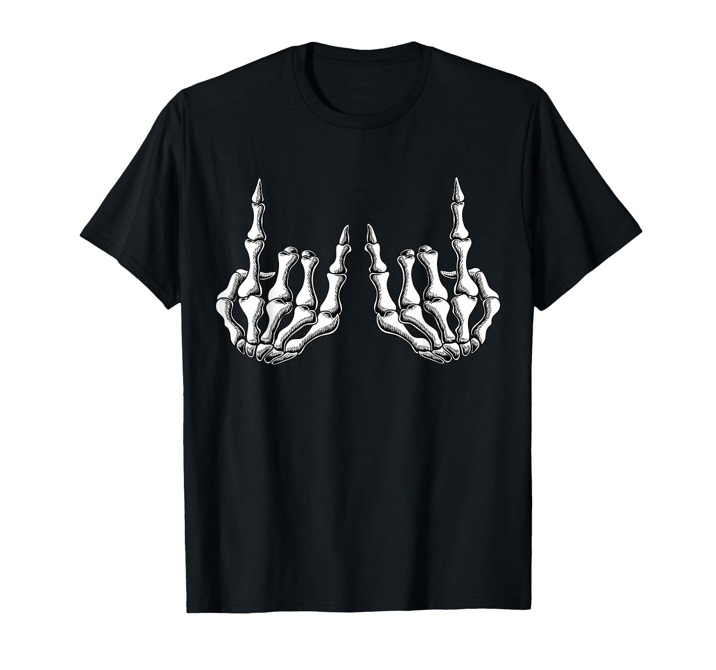 Rock Skeleton Hand Rock Roll Rock T-Shirt - Streetwear Style for Adults - T-Shirt, Sweatshirt, Hoodie