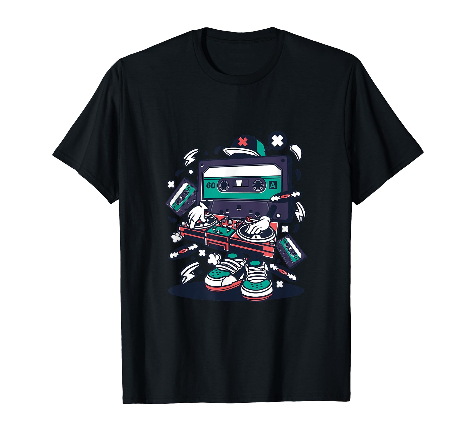 90S Oldschool Hiphop Dj T-Shirt - Minimalist Print Unisex - T-Shirt, Sweatshirt, Hoodie