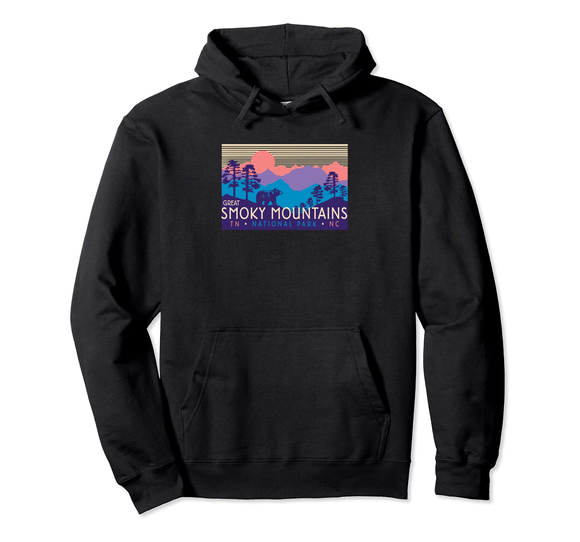 Great Smoky Mountains National Park Scenery Hoodie - Unique Graphic Unisex - T-Shirt, Sweatshirt, Hoodie