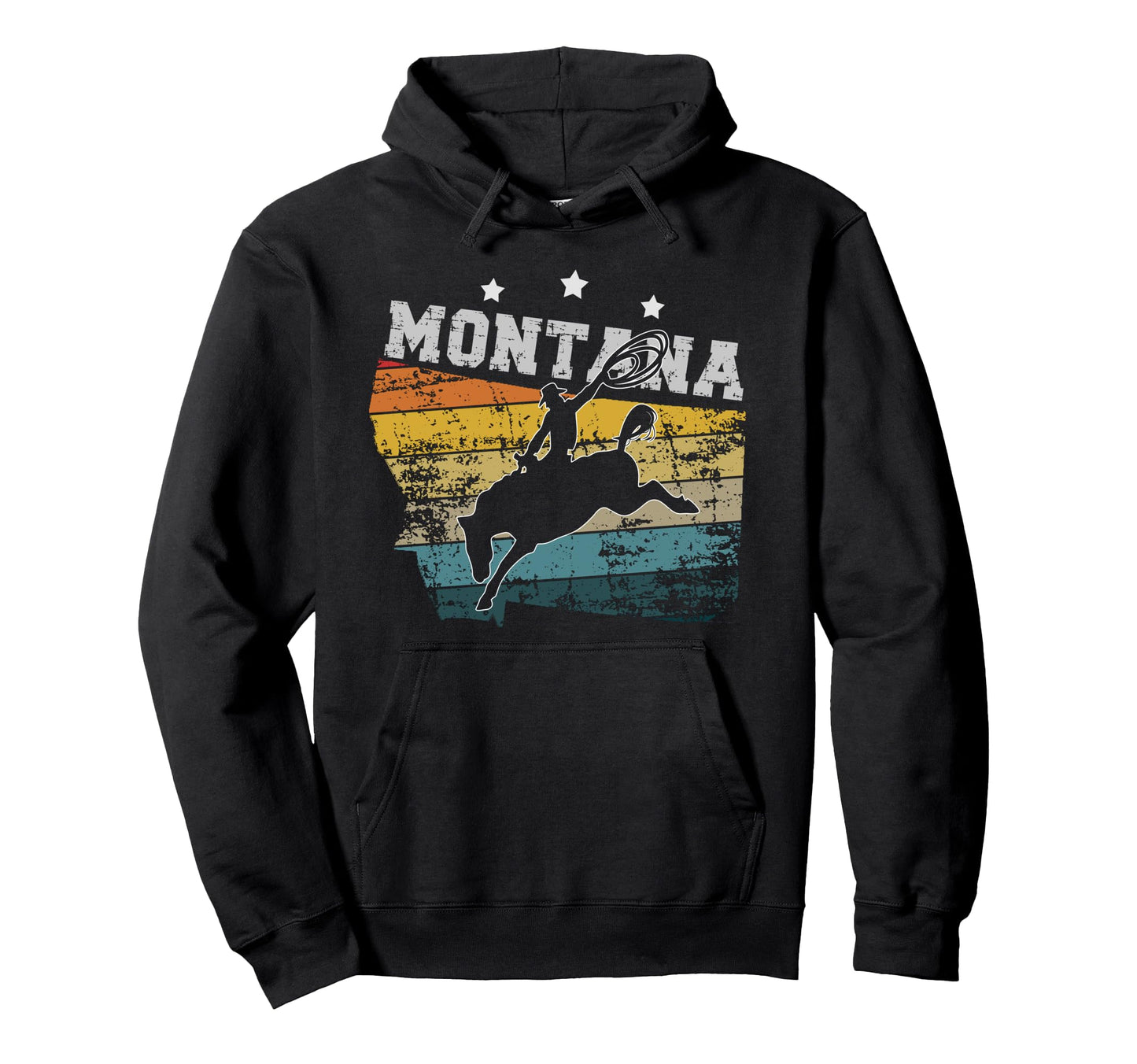Montana Cowboy Hoodie - Trendy Graphic for Adults - T-Shirt, Sweatshirt, Hoodie