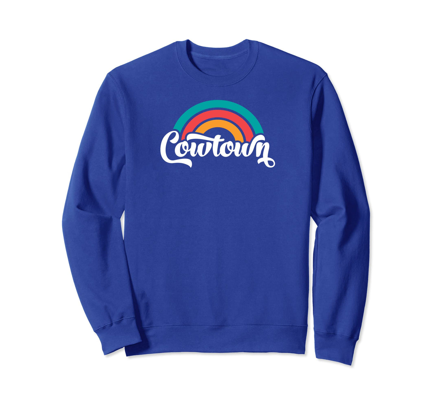 Cowtown Fort Worth Tx Script Sweatshirt - Casual Everyday Wear Men Women - T-Shirt, Sweatshirt, Hoodie