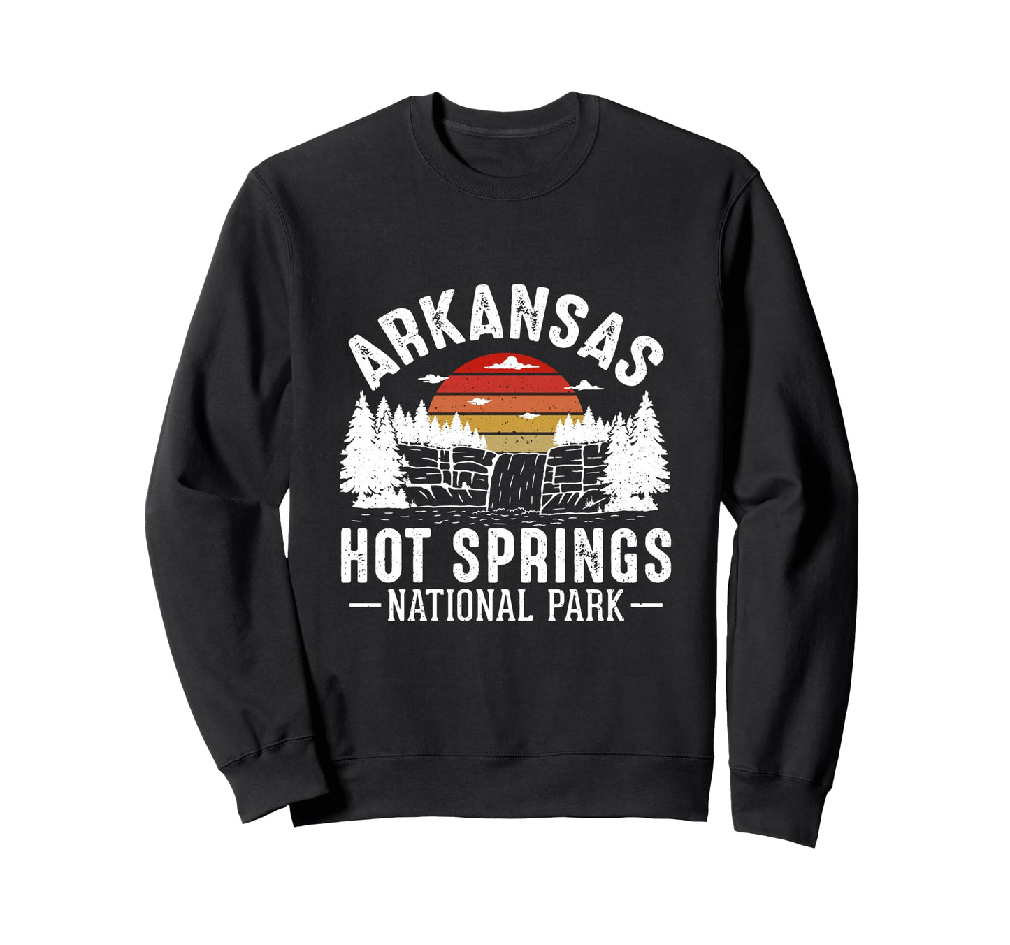 Arkansas Hot Springs National Park Sweatshirt - Trendy Graphic for Adults - T-Shirt, Sweatshirt, Hoodie