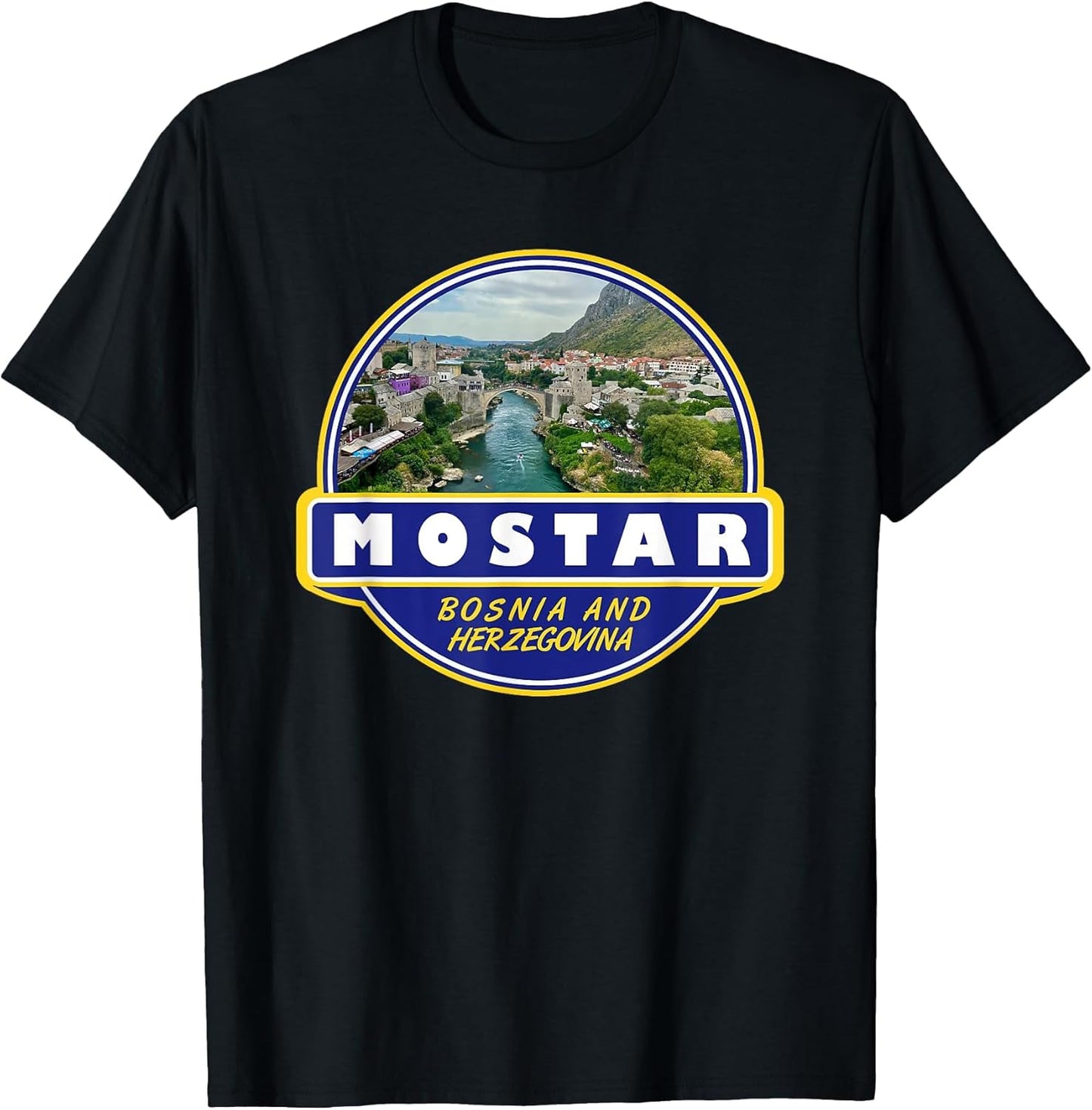 Mostar Bosnia and Herzegovina Souvenir Merch - Adult & Kids T-Shirts, Sweatshirts & Hoodies apparel design preview 1