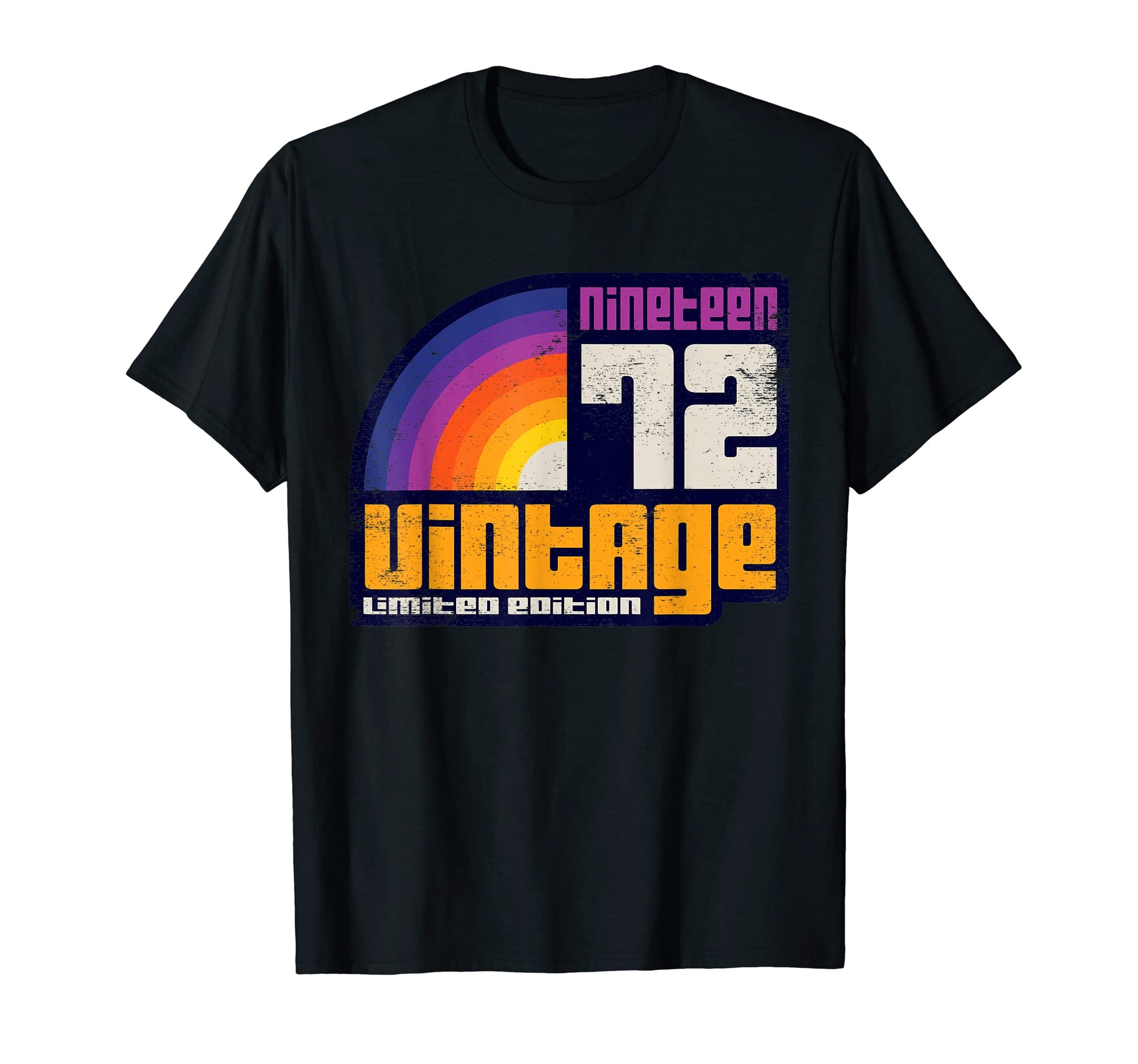 1972 Rainbow Birthday Gift T-Shirt - Custom Art Print for Adults - T-Shirt, Sweatshirt, Hoodie