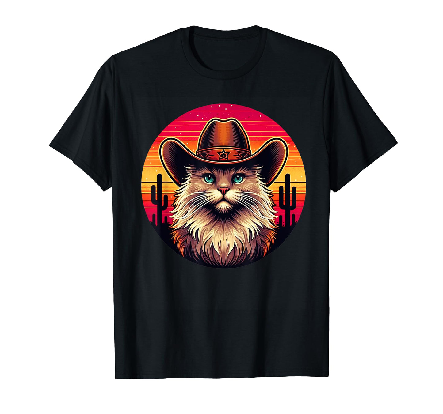 Meowdy Cat Funny Texas Cat Country Music T-Shirt - Graphic Print Men Women - T-Shirt, Sweatshirt, Hoodie