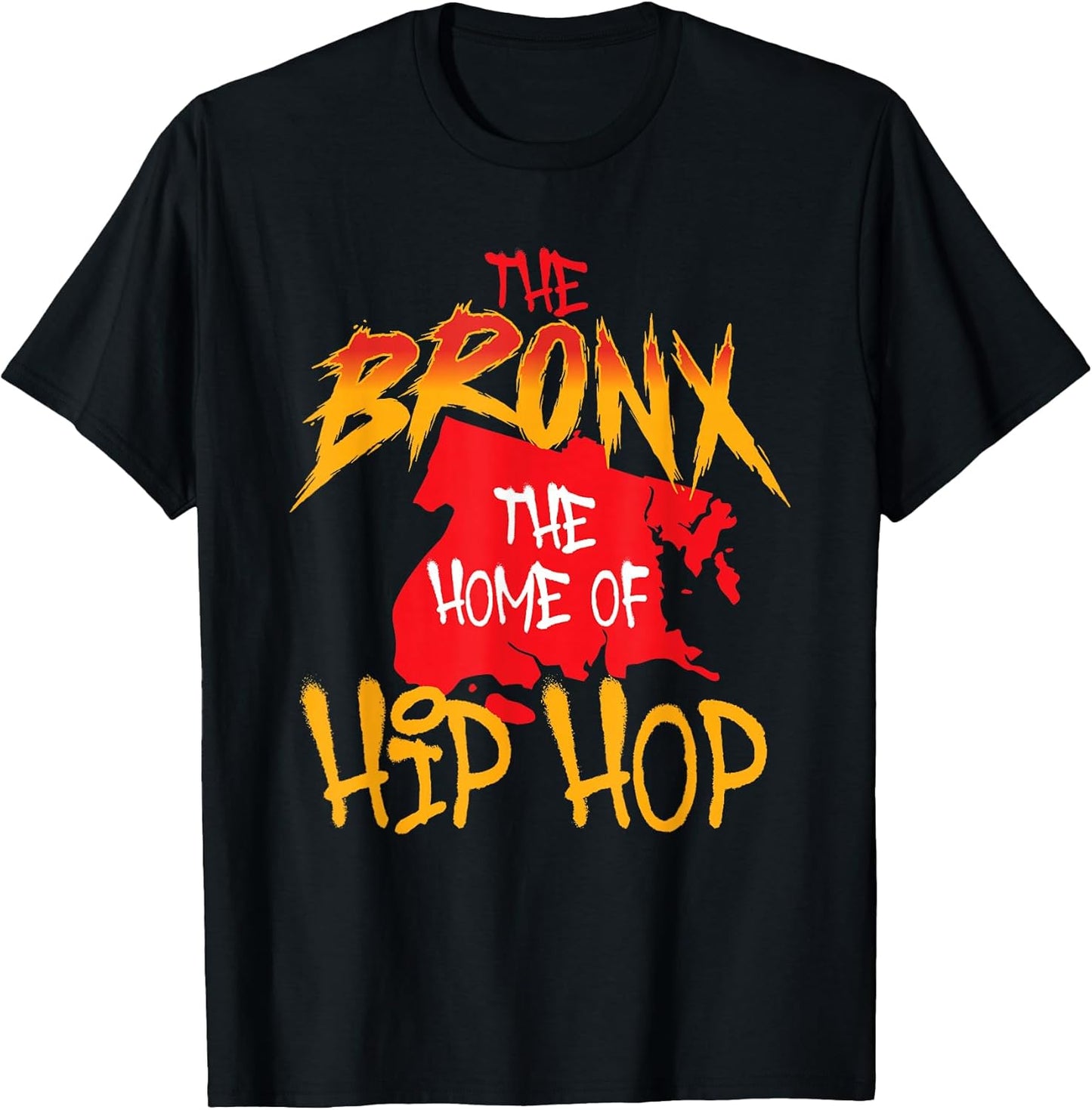 The Bronx Home of Hip Hop 80s 90s Old School - Adult & Kids T-Shirts, Sweatshirts & Hoodies apparel design preview 1