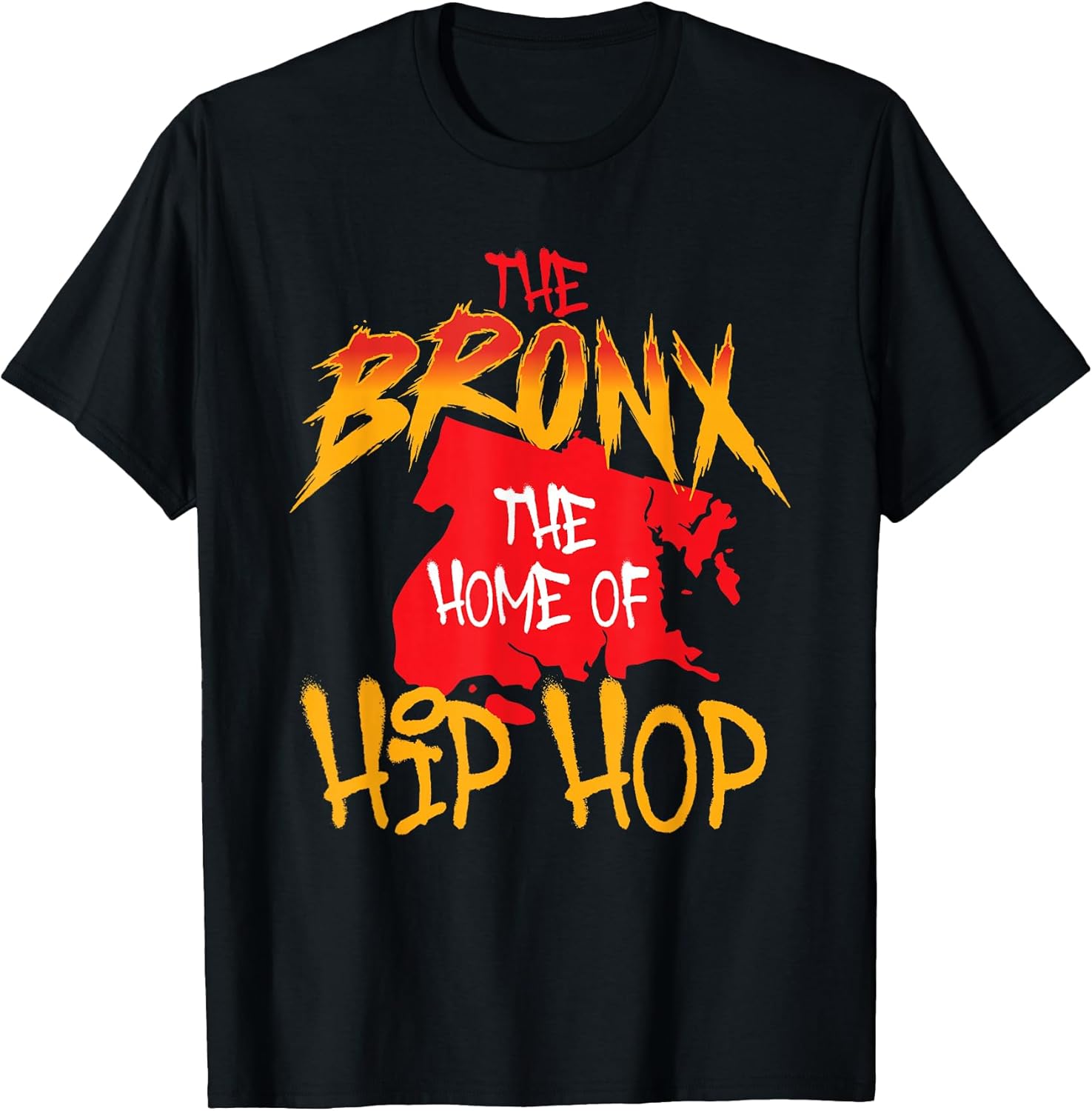 The Bronx Home of Hip Hop 80s 90s Old School - Adult & Kids T-Shirts, Sweatshirts & Hoodies apparel design preview 1