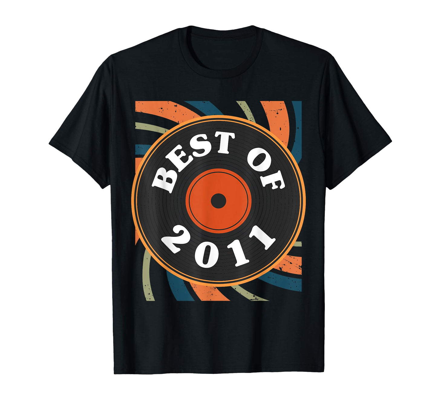 Best 2011 Vinyl Record 11 Birthday T-Shirt - Fun Novelty Design for Adults - T-Shirt, Sweatshirt, Hoodie