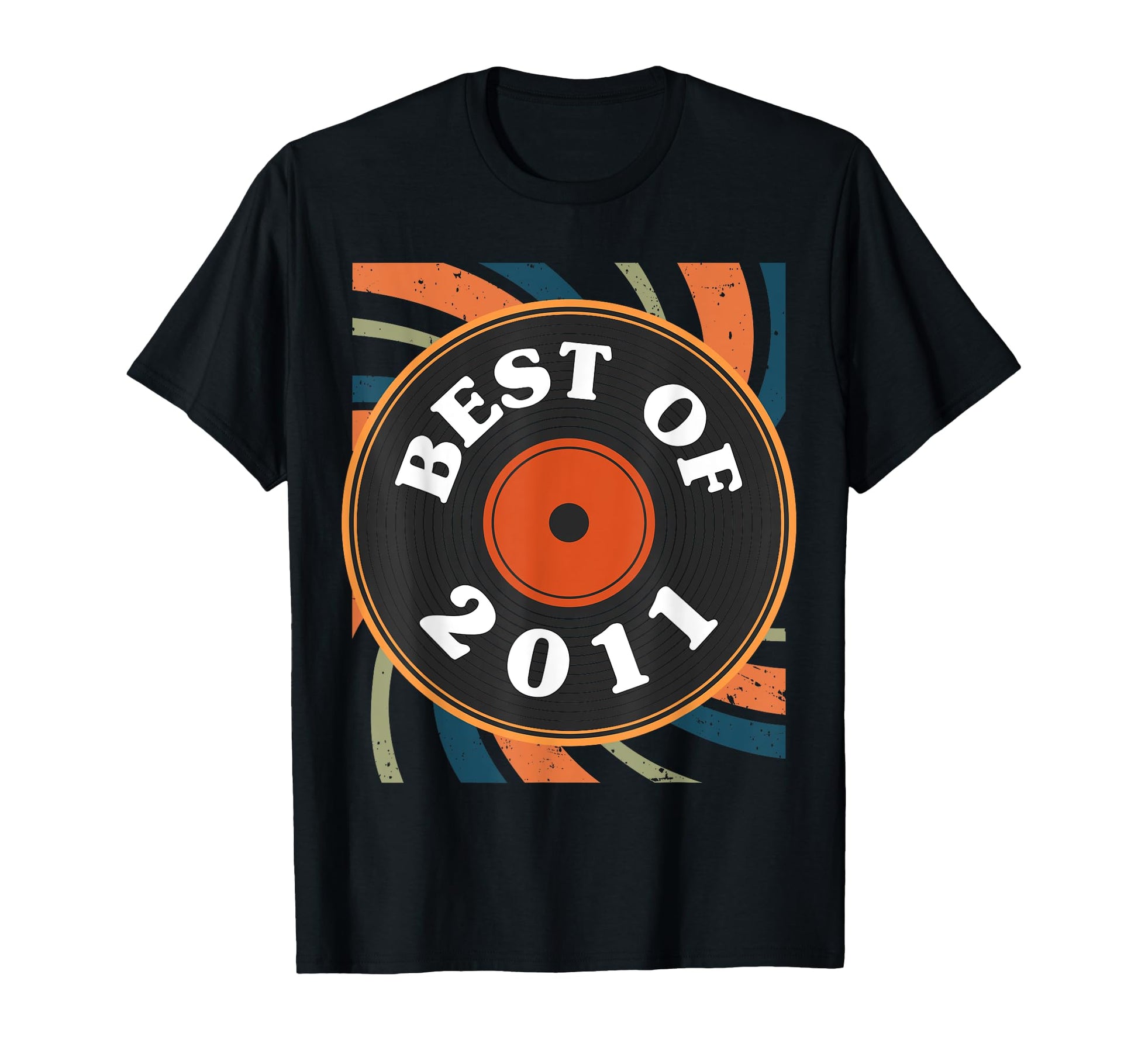 Best 2011 Vinyl Record 11 Birthday T-Shirt - Fun Novelty Design for Adults - T-Shirt, Sweatshirt, Hoodie
