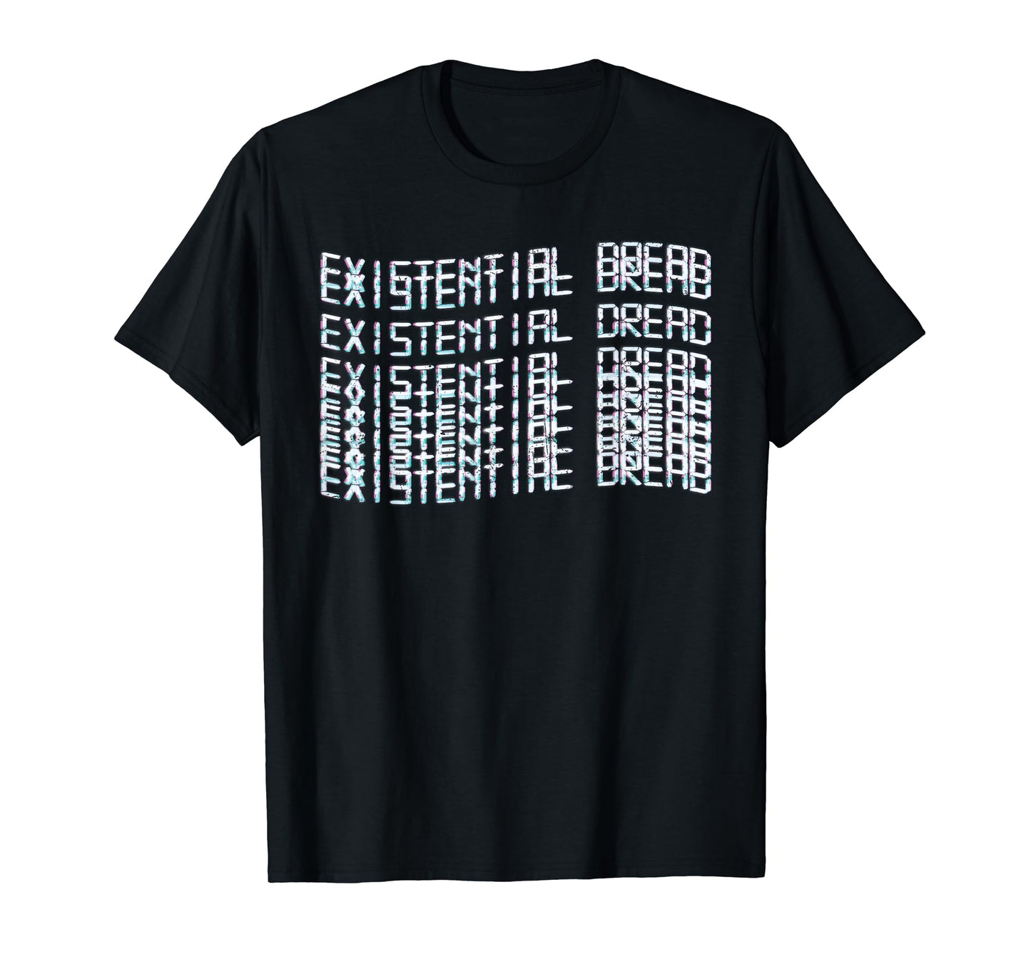 Existential Dread Vaporwave T-Shirt - Minimalist Print for Adults - T-Shirt, Sweatshirt, Hoodie