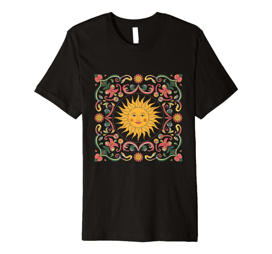 Boho Yoga Meditation Floral T-Shirt - Streetwear Style Men Women - T-Shirt, Sweatshirt, Hoodie