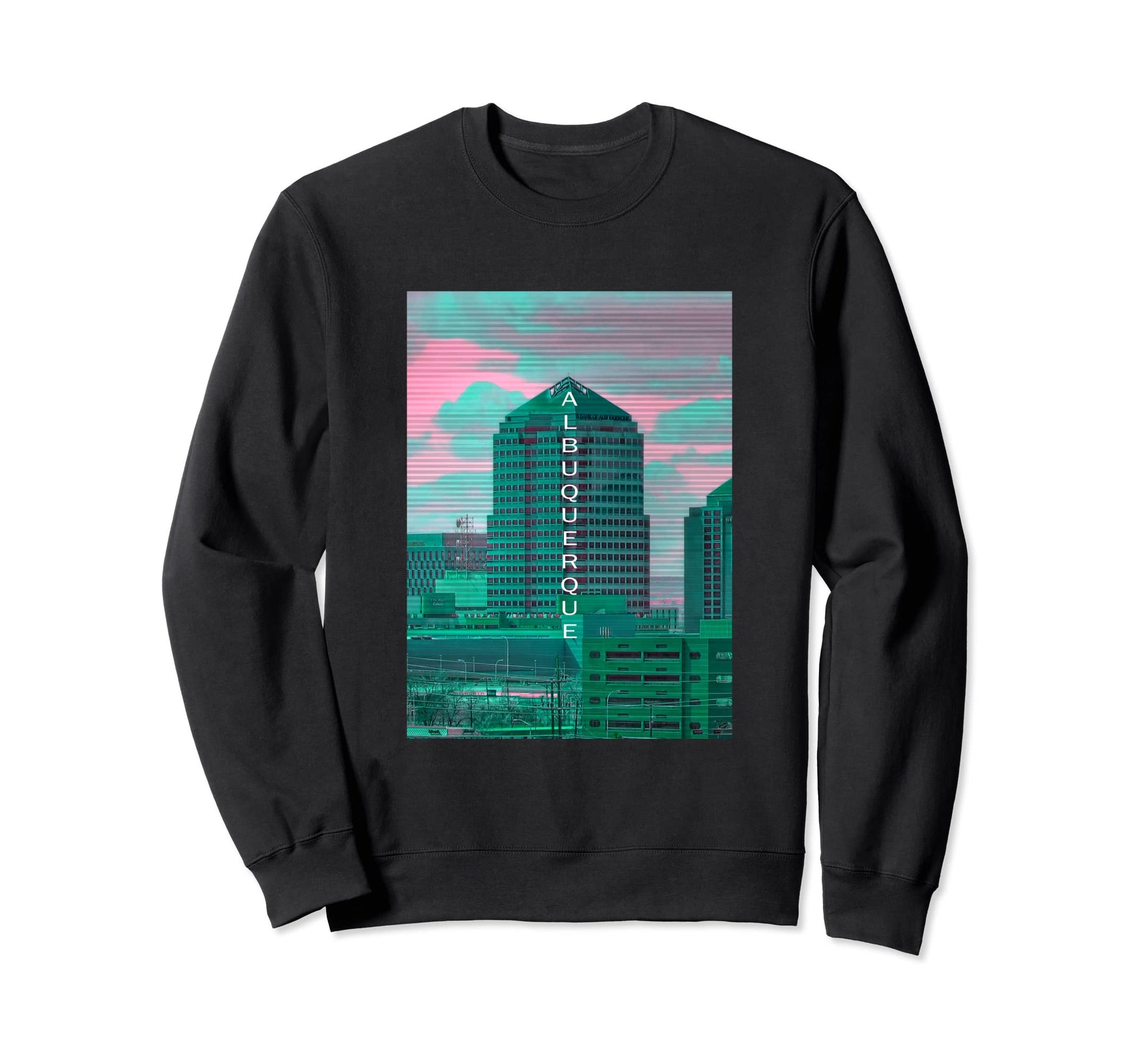 New Mexico Vaporwave Aesthetic Sweatshirt - Custom Art Print for Adults - T-Shirt, Sweatshirt, Hoodie