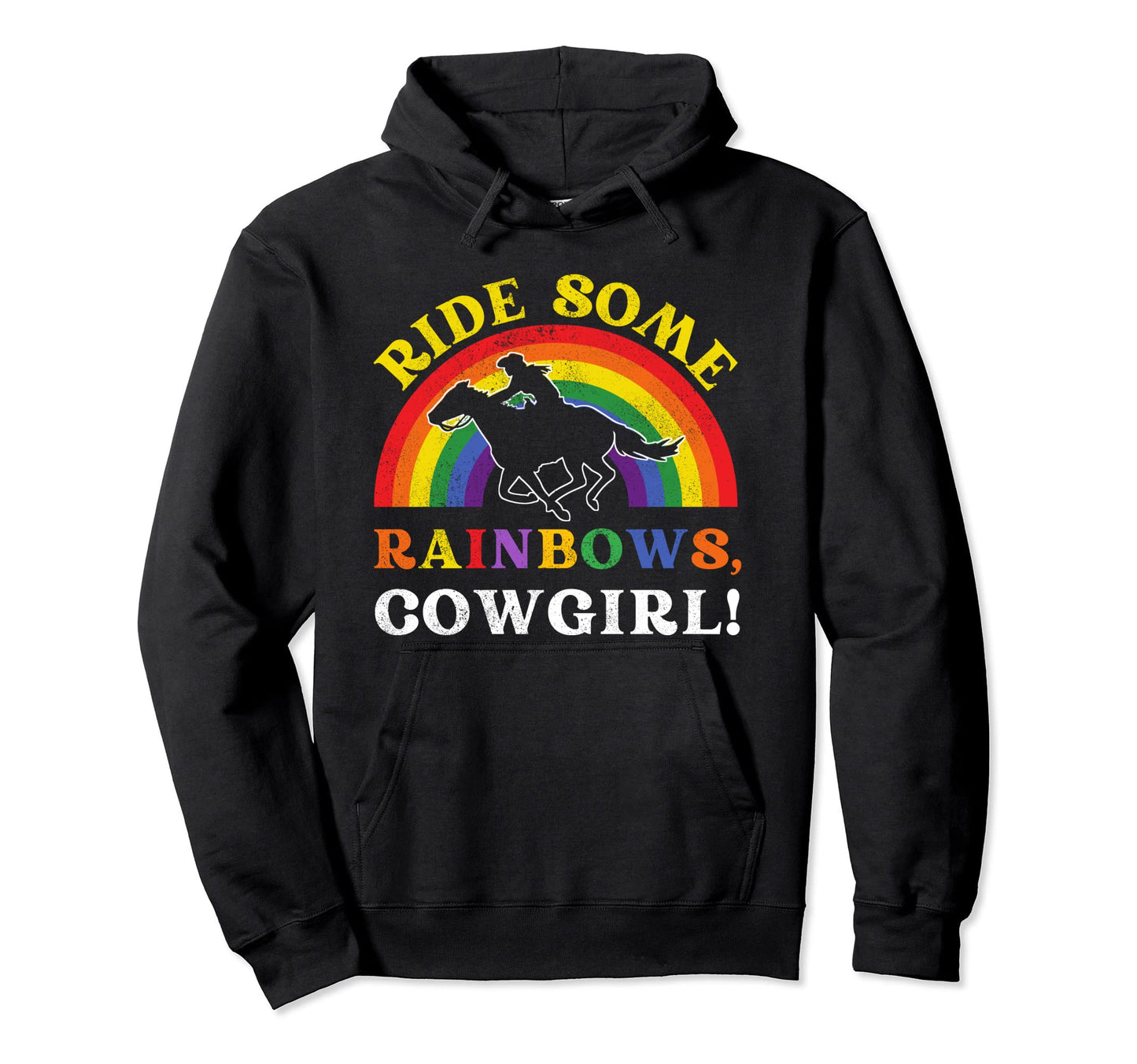 Horse Riding Western Rodeo Country Hoodie - Novelty Apparel for Adults - T-Shirt, Sweatshirt, Hoodie