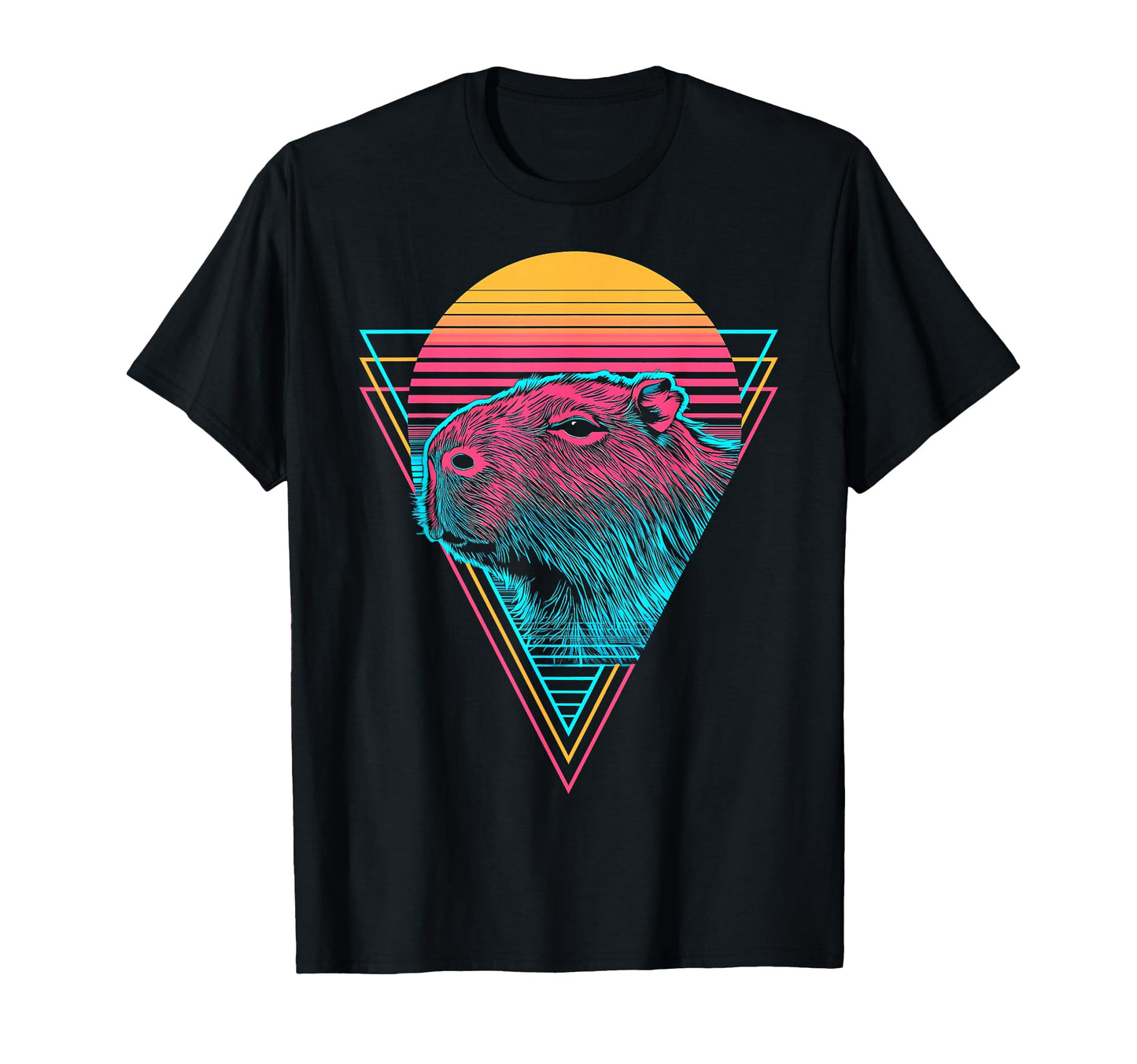 Capybara Capibara Vaporwave Aesthetic T-Shirt - Unique Graphic Men Women - T-Shirt, Sweatshirt, Hoodie