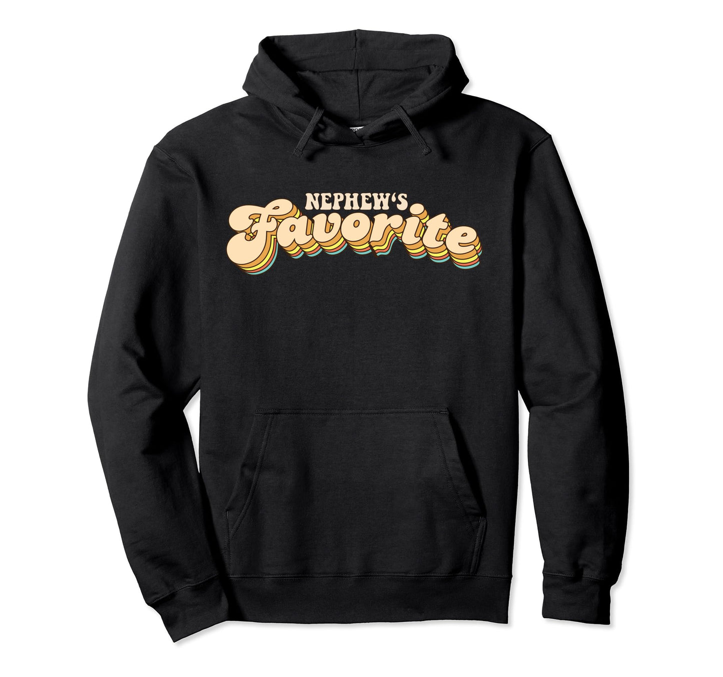 Nephews Favorite Rainbow Hoodie - Minimalist Print Men Women - T-Shirt, Sweatshirt, Hoodie