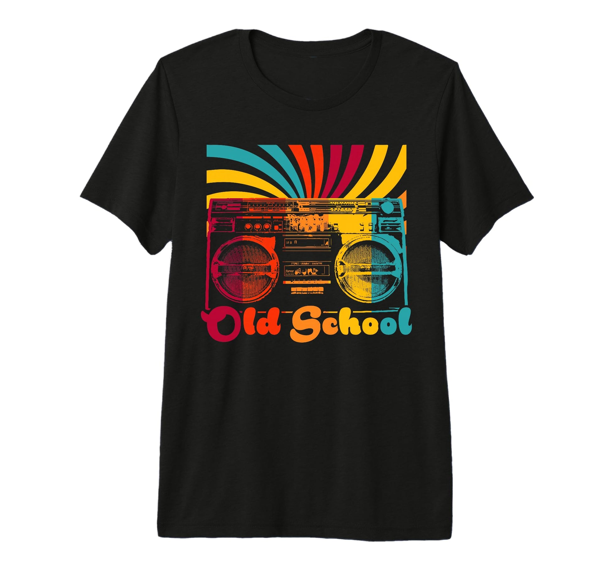 Old School Portable Boombox T-Shirt - Fun Novelty Design Men Women - T-Shirt, Sweatshirt, Hoodie