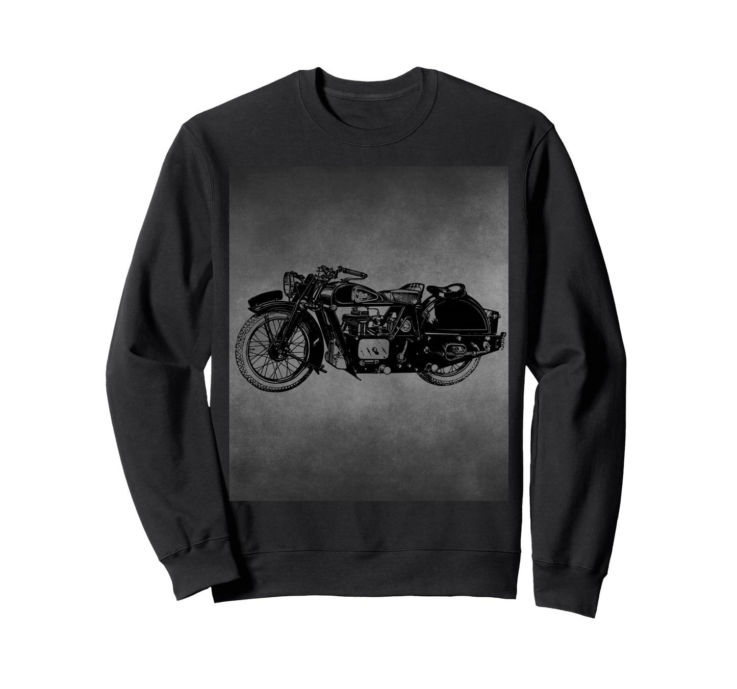 Motorcycle Drawing Sweatshirt - Aesthetic Graphic Men Women - T-Shirt, Sweatshirt, Hoodie