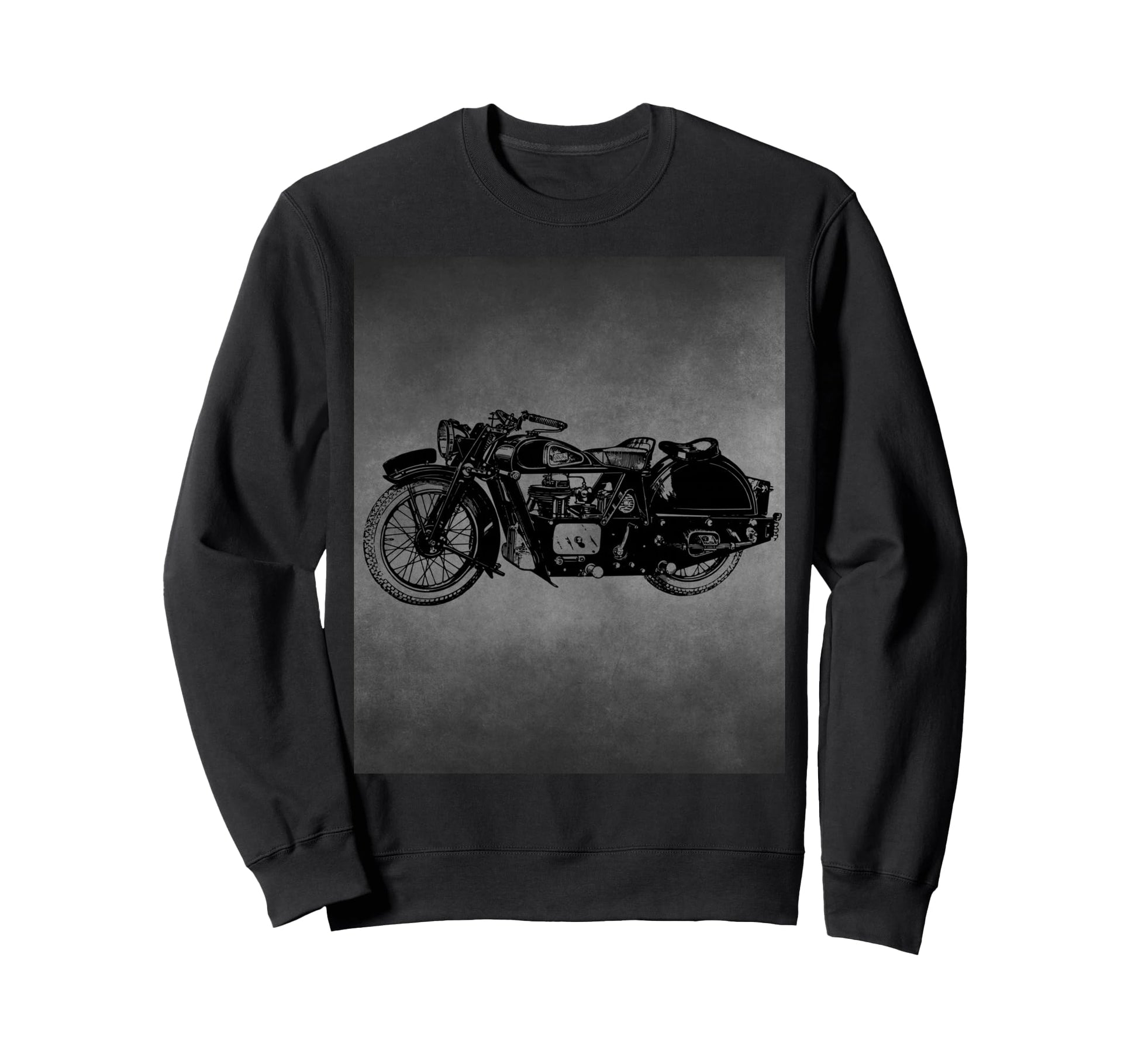 Motorcycle Drawing Sweatshirt - Aesthetic Graphic Men Women - T-Shirt, Sweatshirt, Hoodie