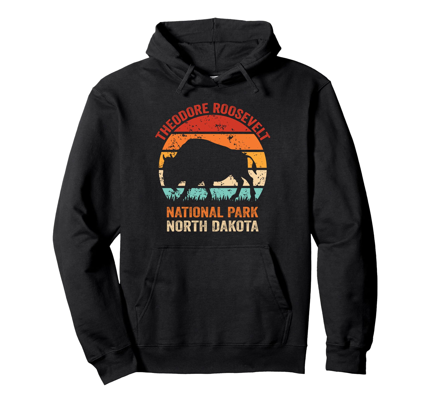 Us Theodore Roosevelt National Park North Hoodie - Trendy Graphic Unisex - T-Shirt, Sweatshirt, Hoodie