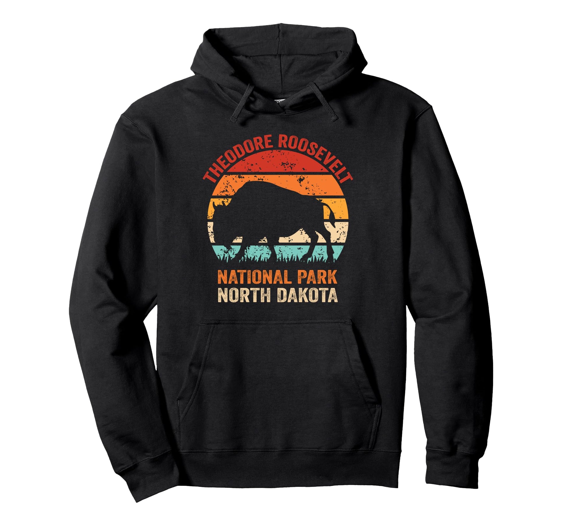 Us Theodore Roosevelt National Park North Hoodie - Trendy Graphic Unisex - T-Shirt, Sweatshirt, Hoodie
