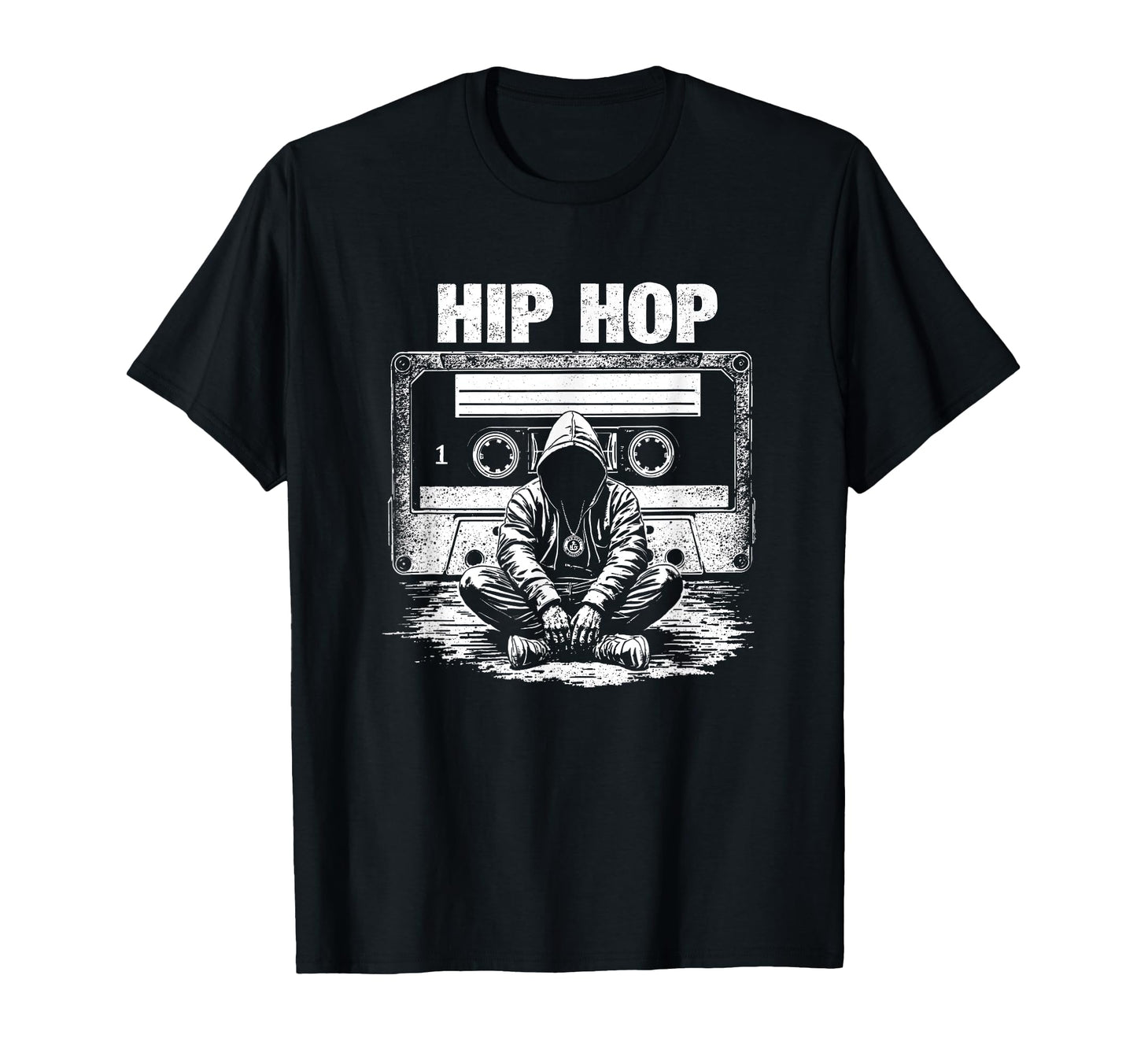 Hip Hop Boombox Rapper T-Shirt - Streetwear Style for Adults - T-Shirt, Sweatshirt, Hoodie