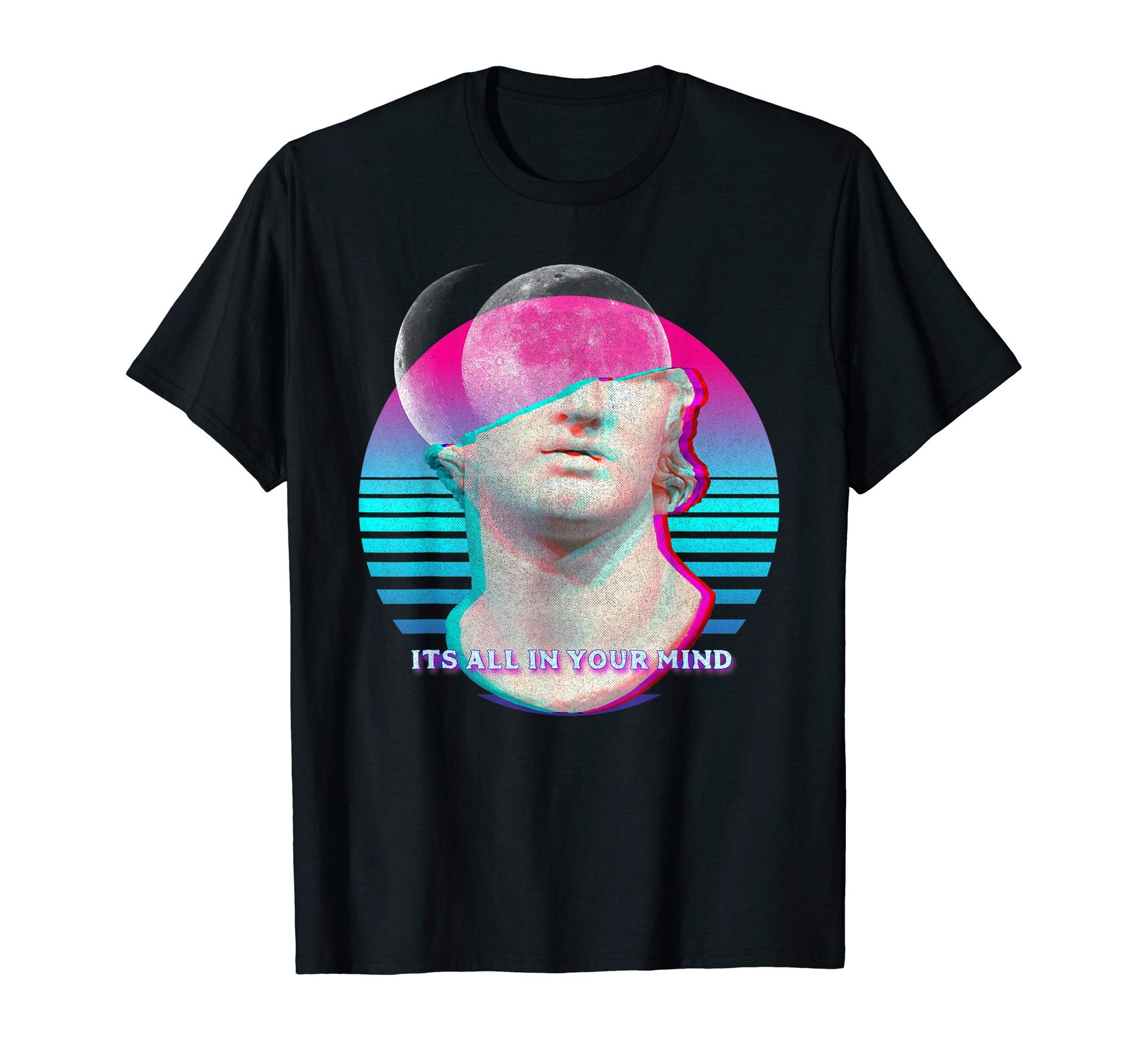 Its All Your Mind Aesthetic Vaporwave T-Shirt - Novelty Apparel Men Women - T-Shirt, Sweatshirt, Hoodie