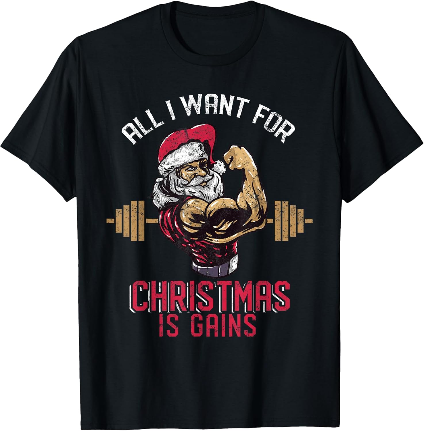 Christmas Weightlifting by 323 Merch - Adult & Kids T-Shirts, Sweatshirts & Hoodies apparel design preview 1