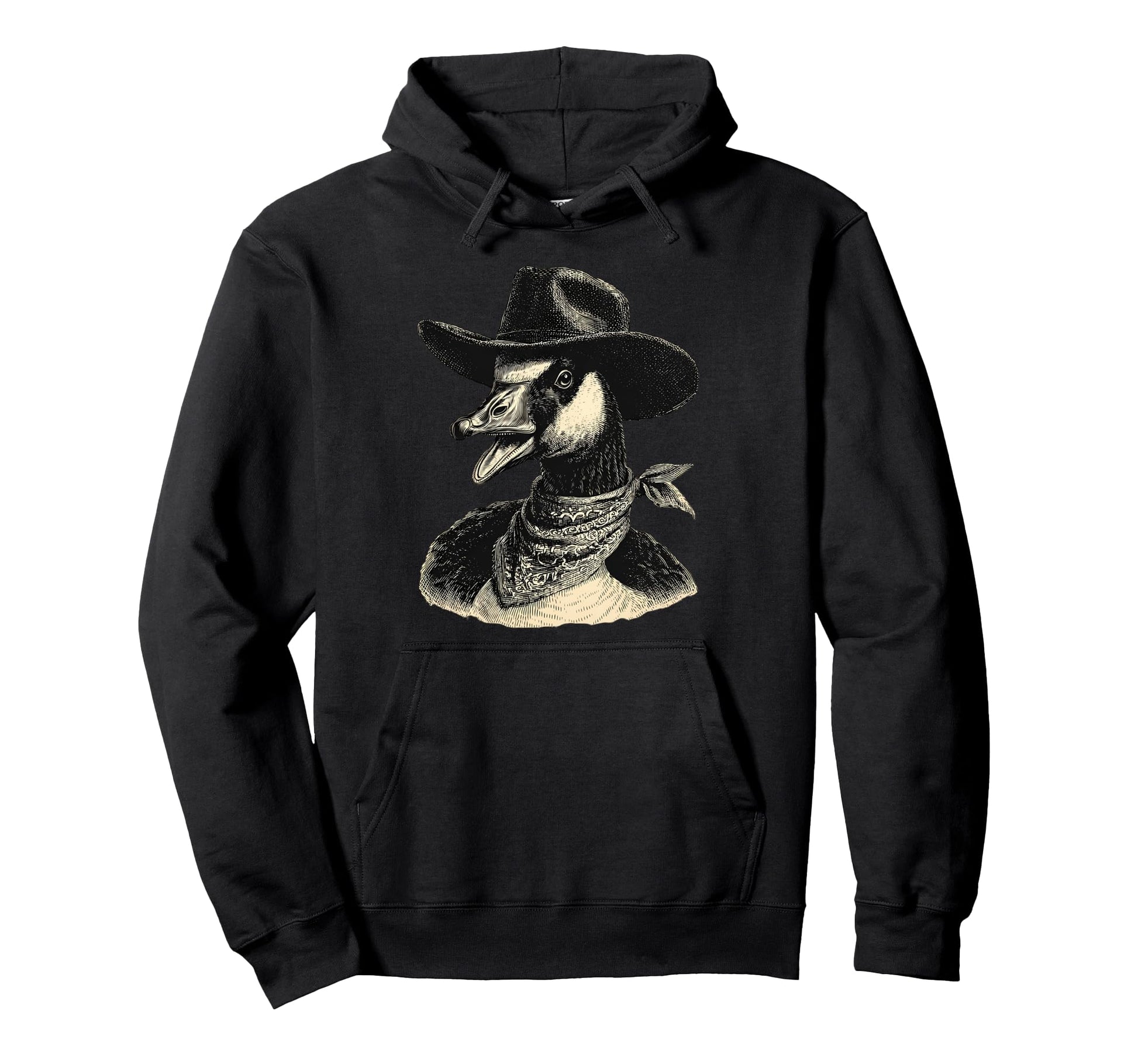 Country Cowboy Goose Rodeo Cowgirl Hoodie - Graphic Print Men Women - T-Shirt, Sweatshirt, Hoodie