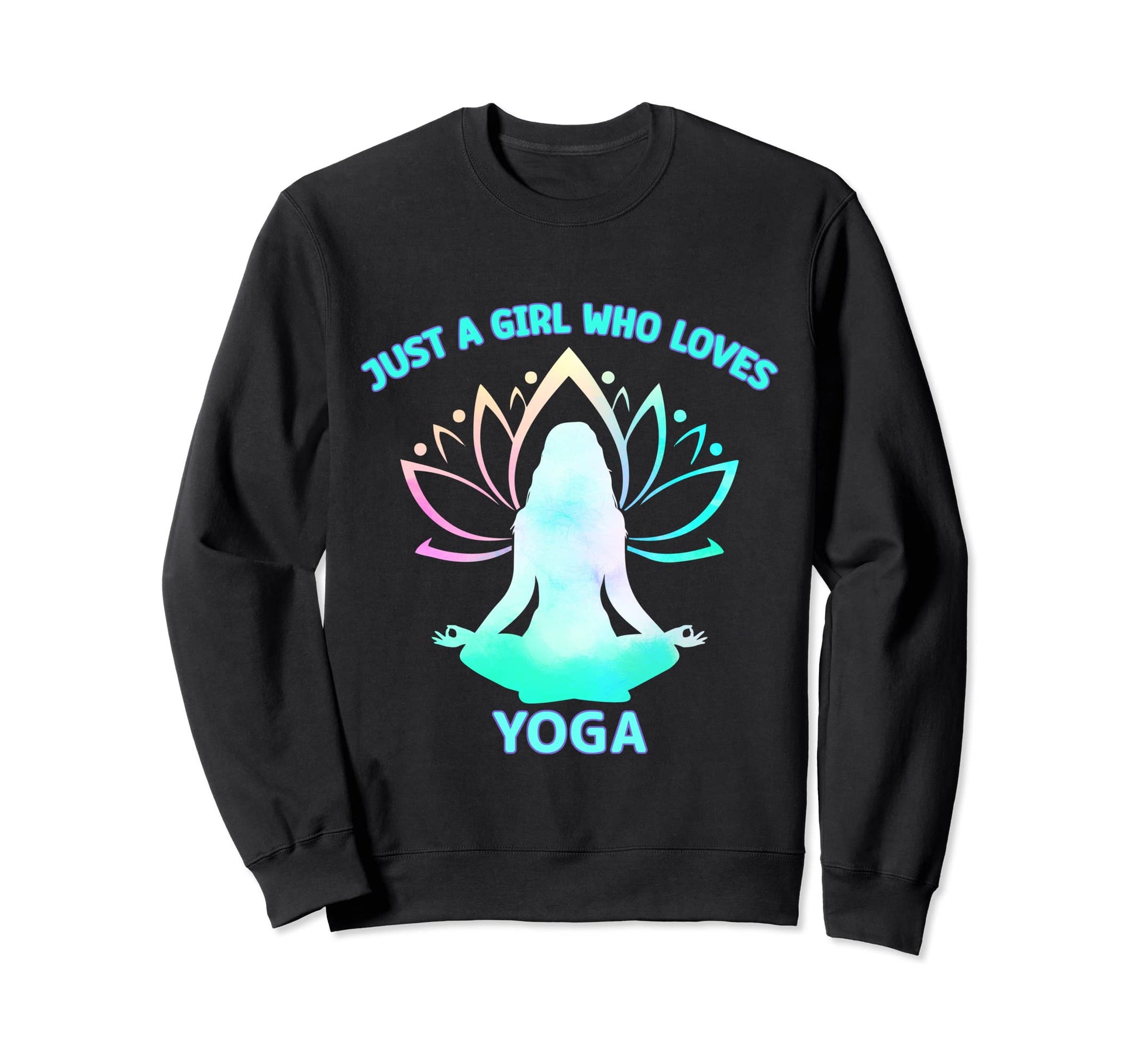 Who Loves Yoga Yogi Love Peace Sweatshirt - Aesthetic Graphic Unisex - T-Shirt, Sweatshirt, Hoodie
