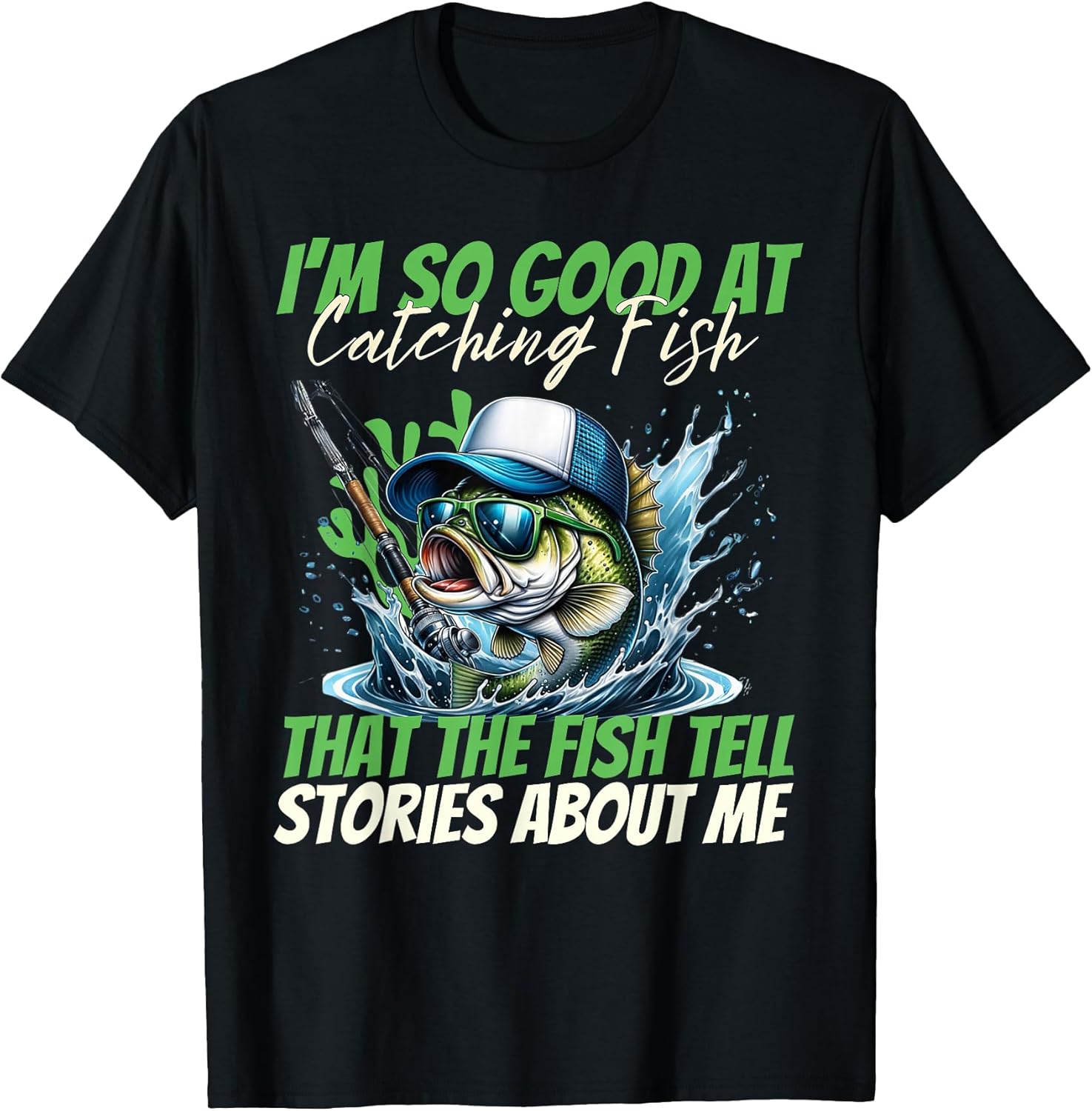 Funny Fishing for Men and Youth Fish - Adult & Kids T-Shirts, Sweatshirts & Hoodies apparel design preview 1