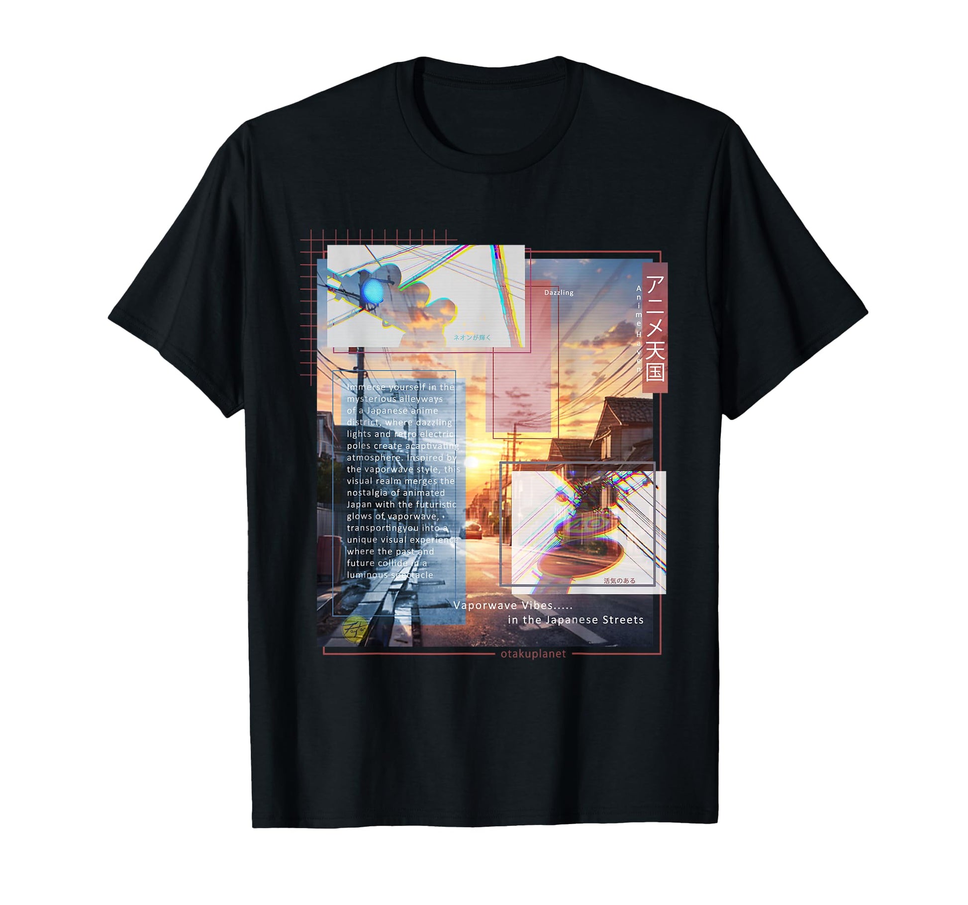 Japanese Anime Street Vaporwave 90S T-Shirt - Streetwear Style Men Women - T-Shirt, Sweatshirt, Hoodie
