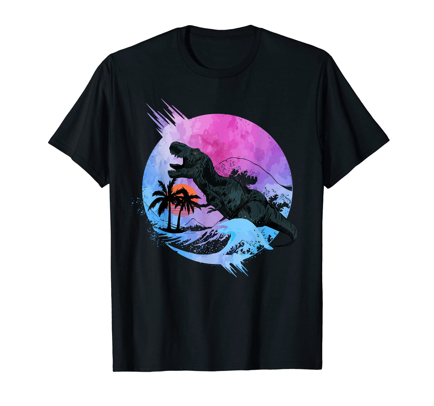 Trex Vaporwave Aesthetic Dinosaur T-Shirt - Aesthetic Graphic for Adults - T-Shirt, Sweatshirt, Hoodie