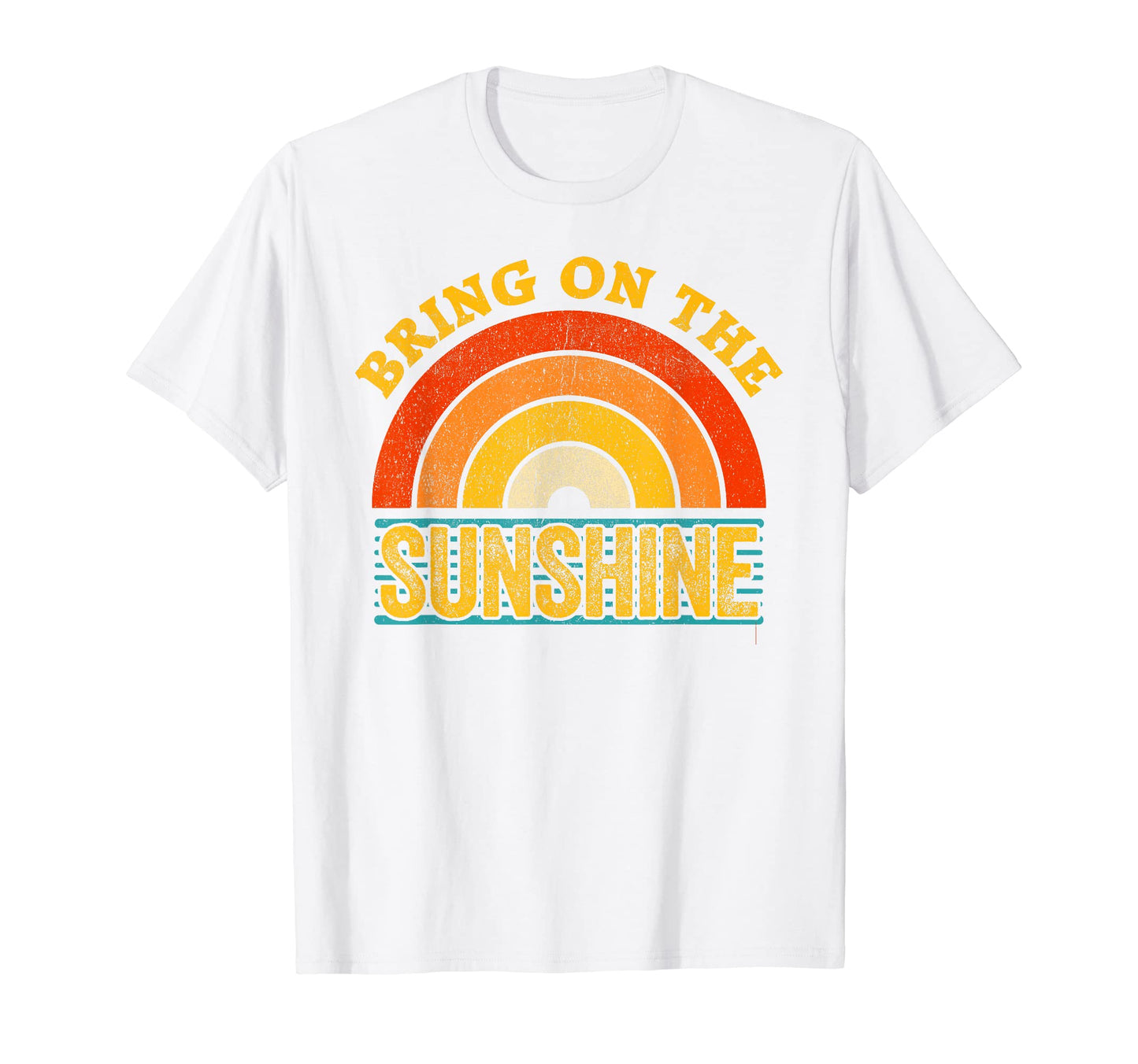 Bring Sunshine Rainbow Sunshine T-Shirt - Custom Art Print for Adults - T-Shirt, Sweatshirt, Hoodie