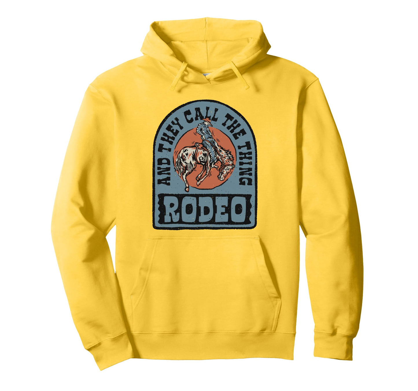 Rodeo Cowboy Cowgirl Horse Equestrian Hoodie - Graphic Print Men Women - T-Shirt, Sweatshirt, Hoodie
