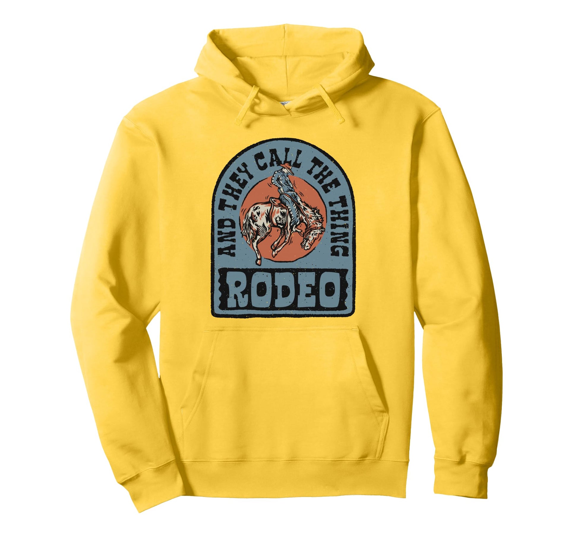 Rodeo Cowboy Cowgirl Horse Equestrian Hoodie - Graphic Print Men Women - T-Shirt, Sweatshirt, Hoodie