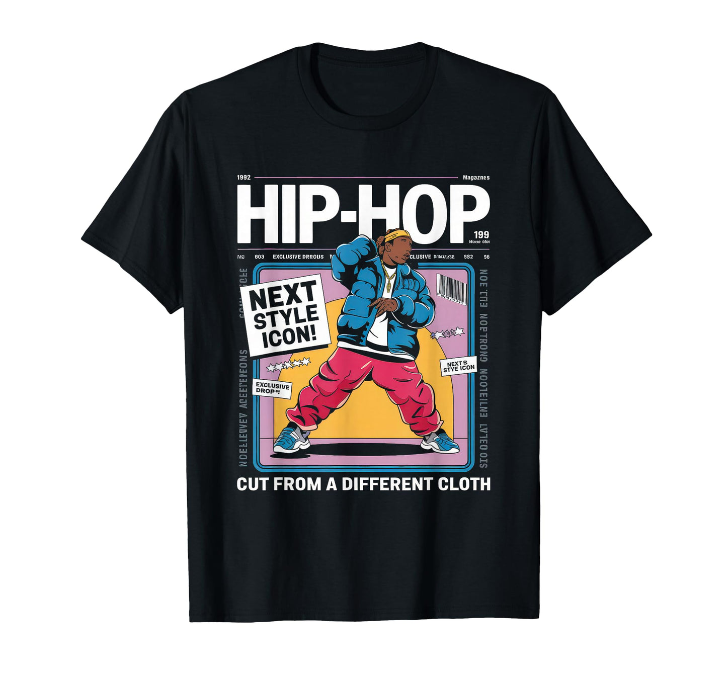 Cut From Different Cloth Urban Hip Hop T-Shirt - Unique Graphic for Adults - T-Shirt, Sweatshirt, Hoodie