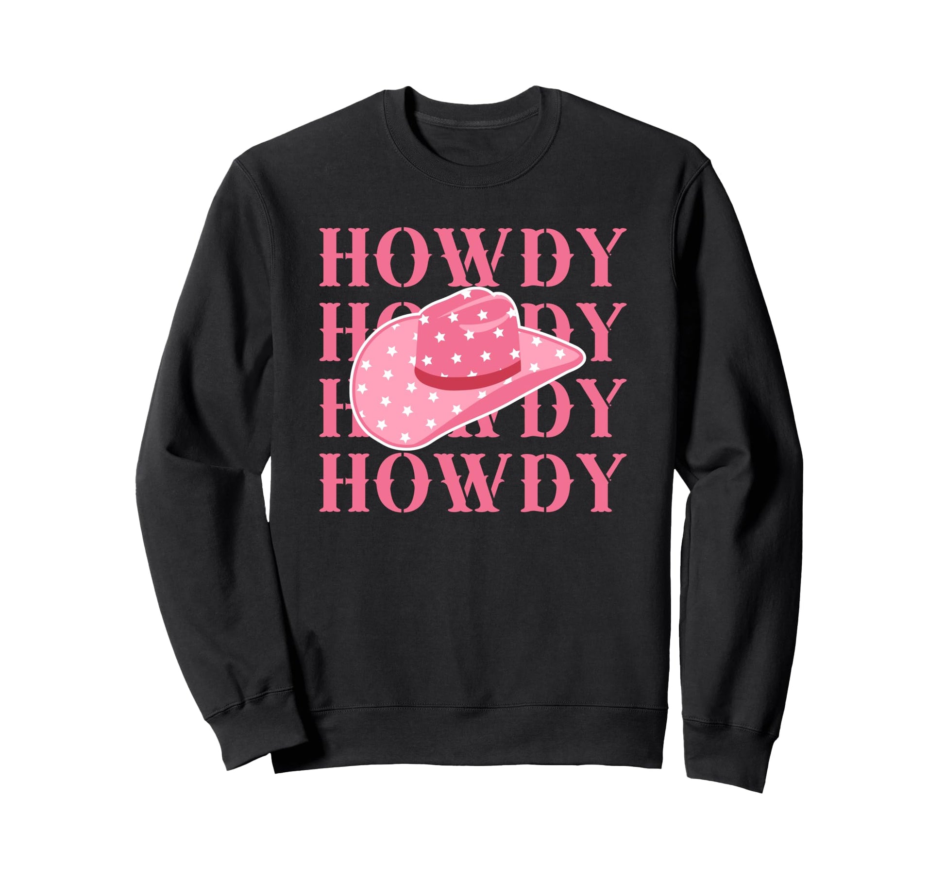Rodeo White Howdy Western Cowboy Sweatshirt - Casual Everyday Wear Unisex - T-Shirt, Sweatshirt, Hoodie