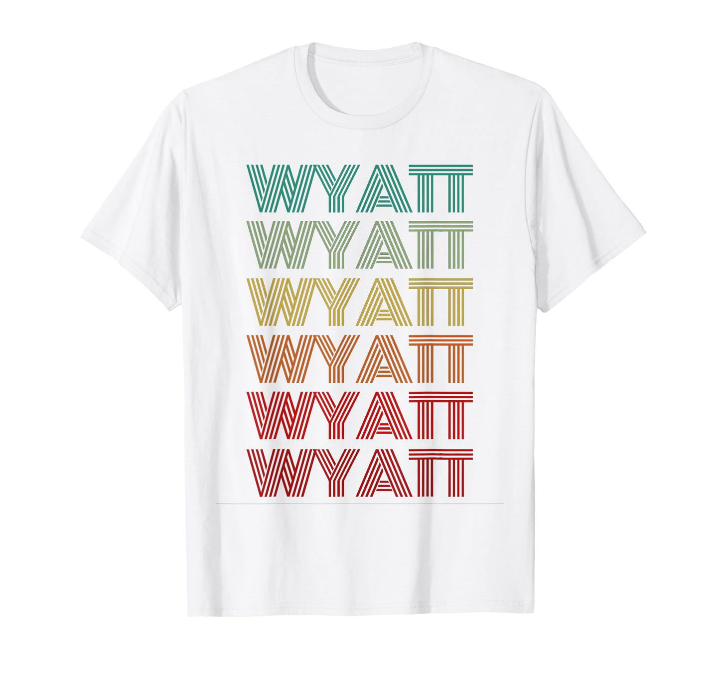 First Name Wyatt Personalized T-Shirt - Aesthetic Graphic Men Women - T-Shirt, Sweatshirt, Hoodie