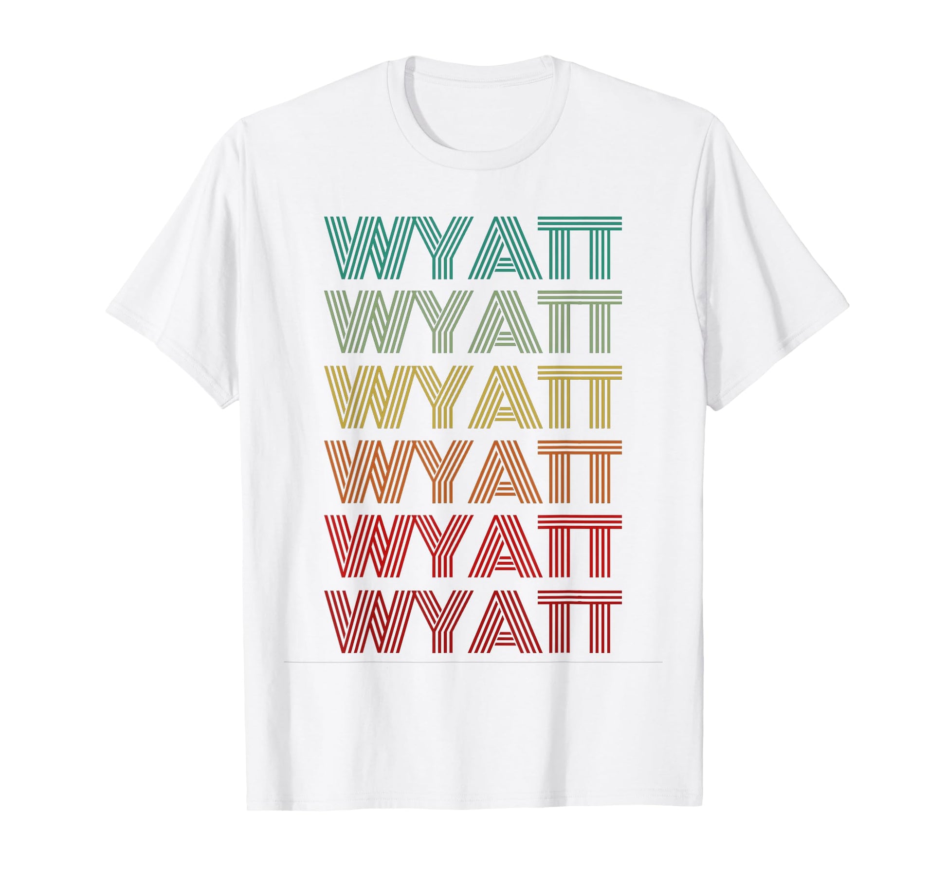 First Name Wyatt Personalized T-Shirt - Aesthetic Graphic Men Women - T-Shirt, Sweatshirt, Hoodie