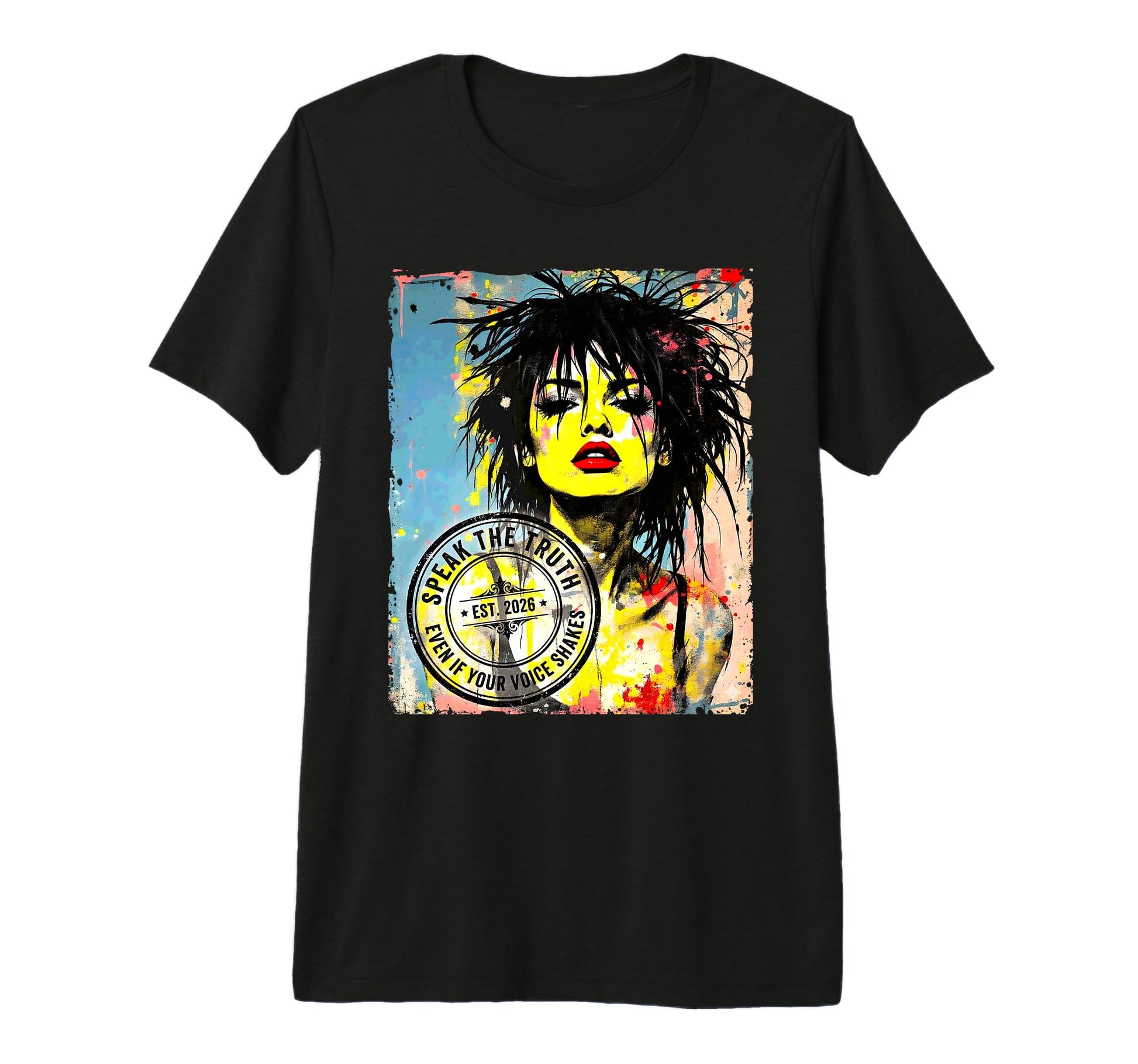 Punk Colorful Pop Art 90S Graffiti T-Shirt - Custom Art Print Men Women - T-Shirt, Sweatshirt, Hoodie