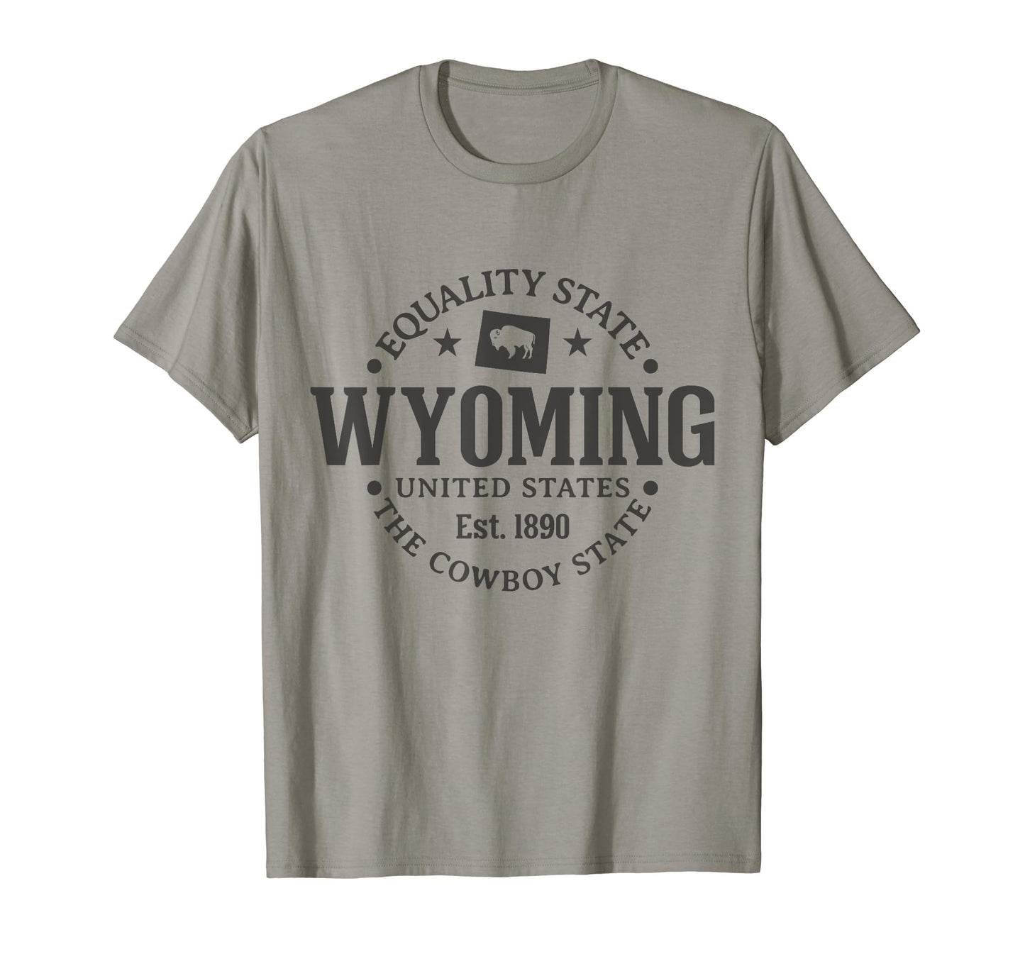 Wyoming Equality State Est 1890 T-Shirt - Aesthetic Graphic Men Women - T-Shirt, Sweatshirt, Hoodie