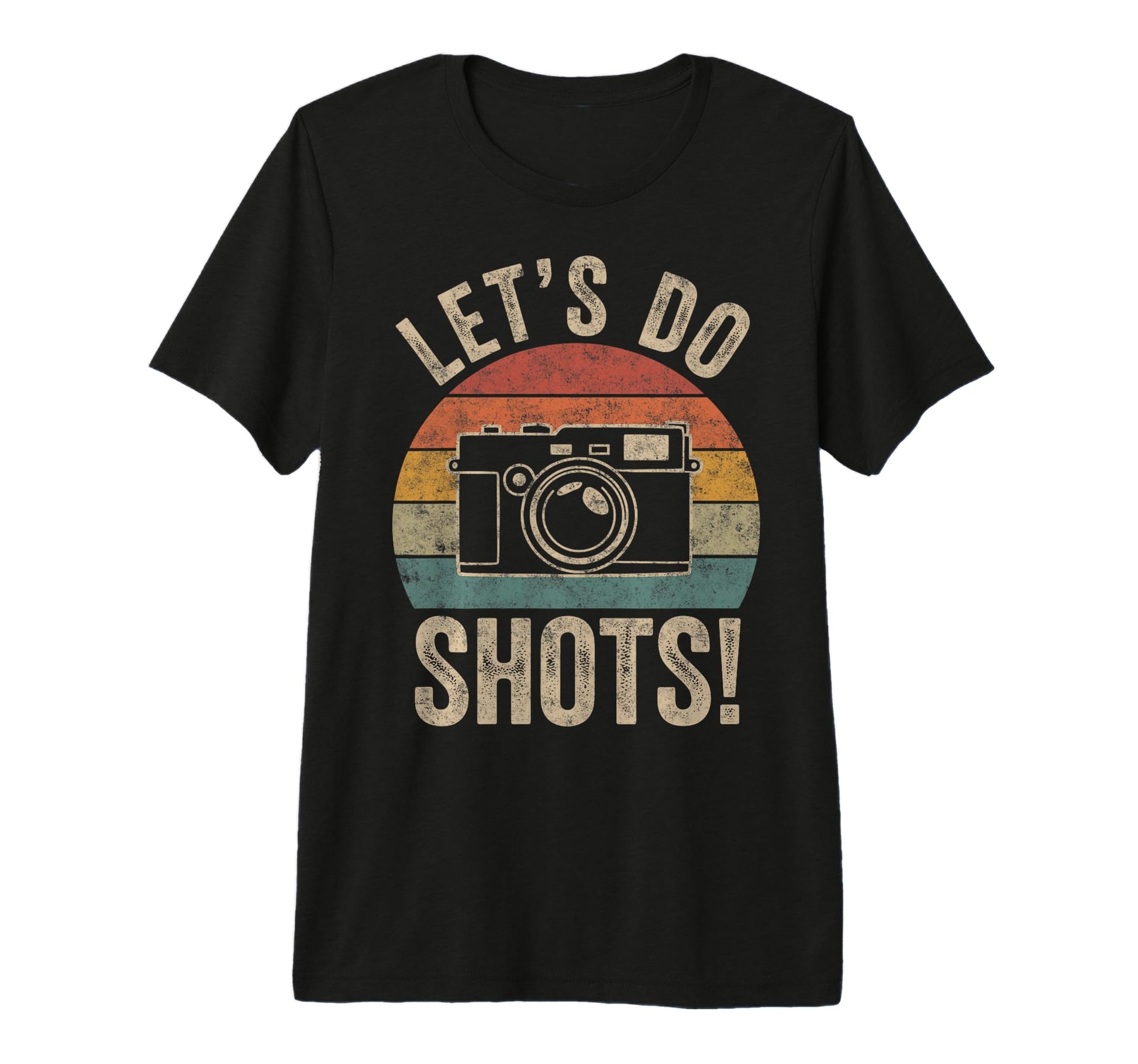 Lets Do Shots Photo Camera T-Shirt - Novelty Apparel for Adults - T-Shirt, Sweatshirt, Hoodie