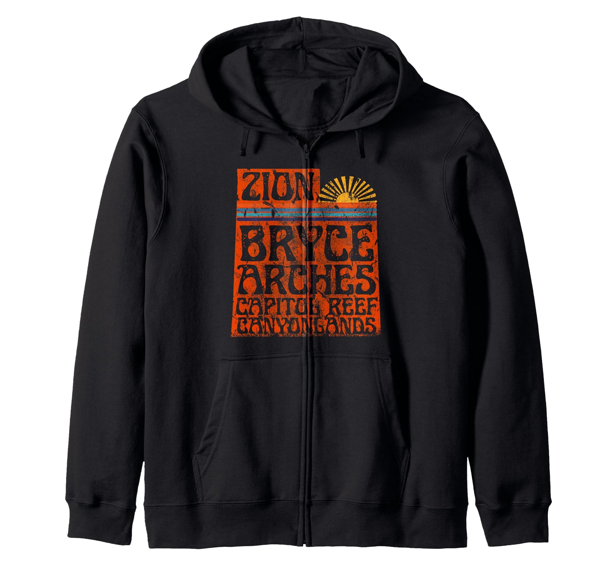 Zion National Park Utah Usa Outdoor Hoodie - Graphic Print Unisex - T-Shirt, Sweatshirt, Hoodie
