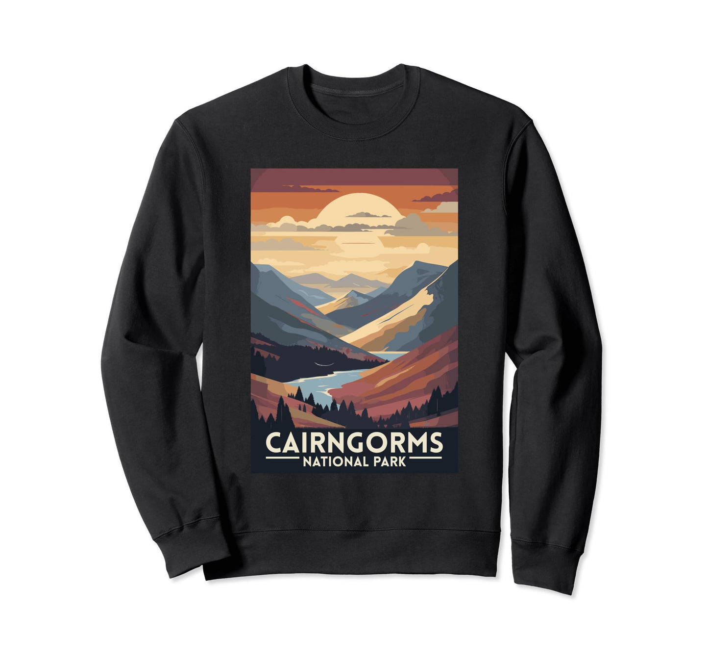 Cairngorms National Park Scotland Uk Sweatshirt - Trendy Graphic Men Women - T-Shirt, Sweatshirt, Hoodie