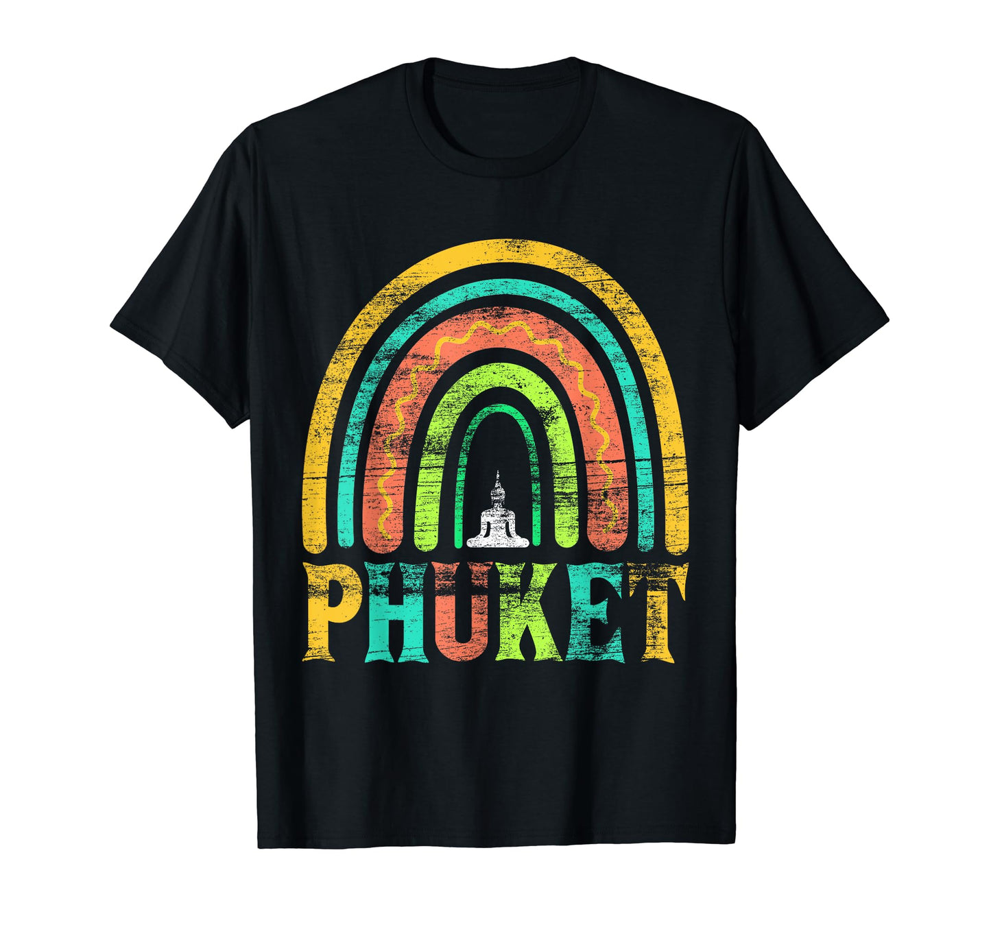Phuket Rainbow Thailand T-Shirt - Trendy Graphic Unisex - T-Shirt, Sweatshirt, Hoodie
