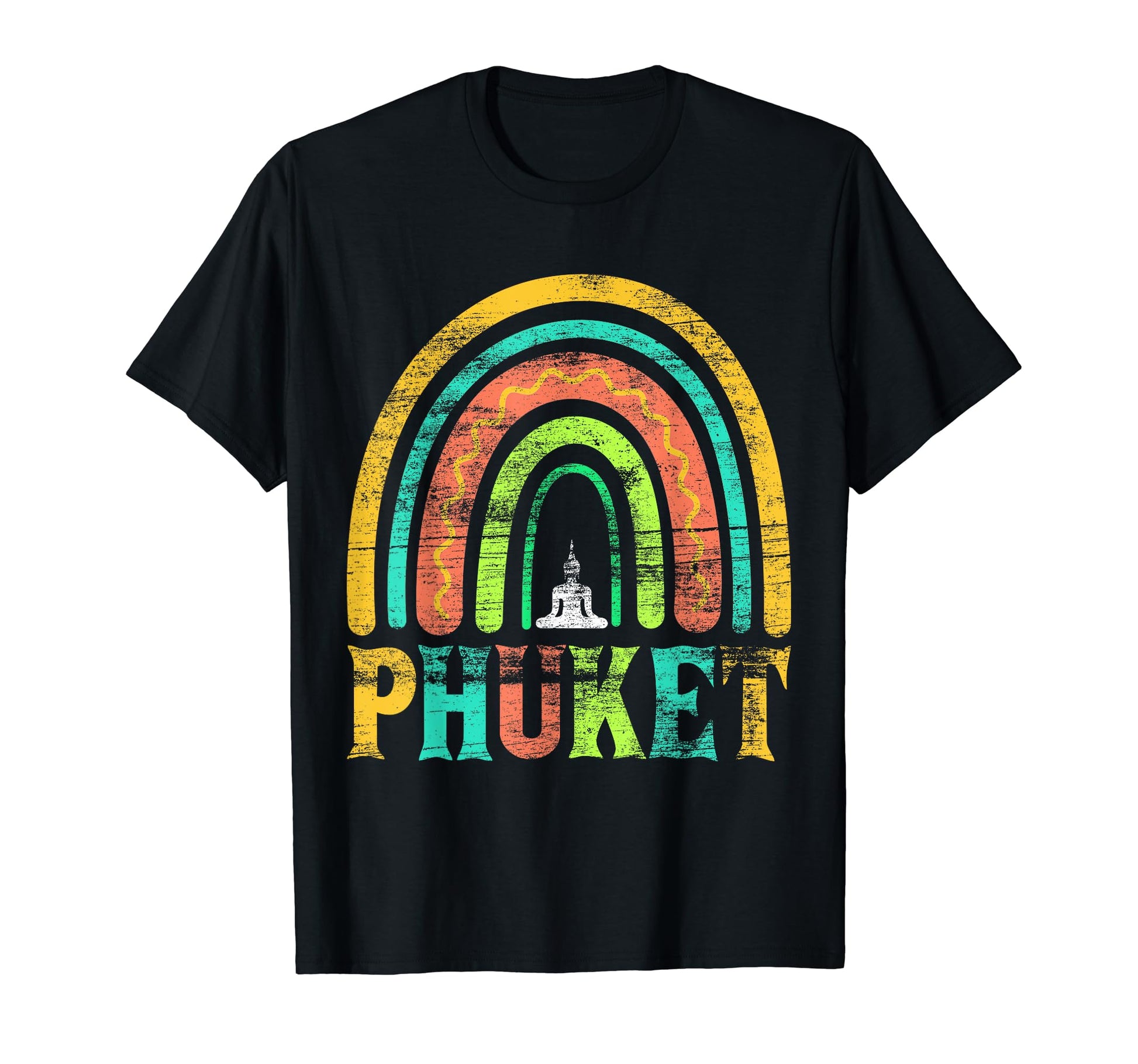 Phuket Rainbow Thailand T-Shirt - Trendy Graphic Unisex - T-Shirt, Sweatshirt, Hoodie
