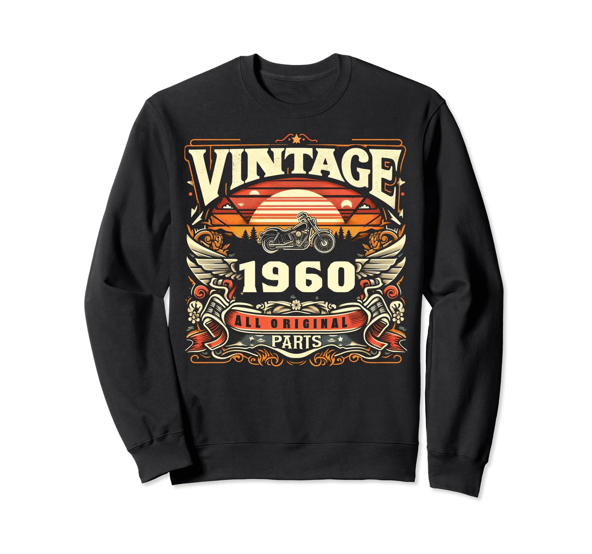 1960 Born 1960 64Th Birthday Sweatshirt - Streetwear Style Unisex - T-Shirt, Sweatshirt, Hoodie